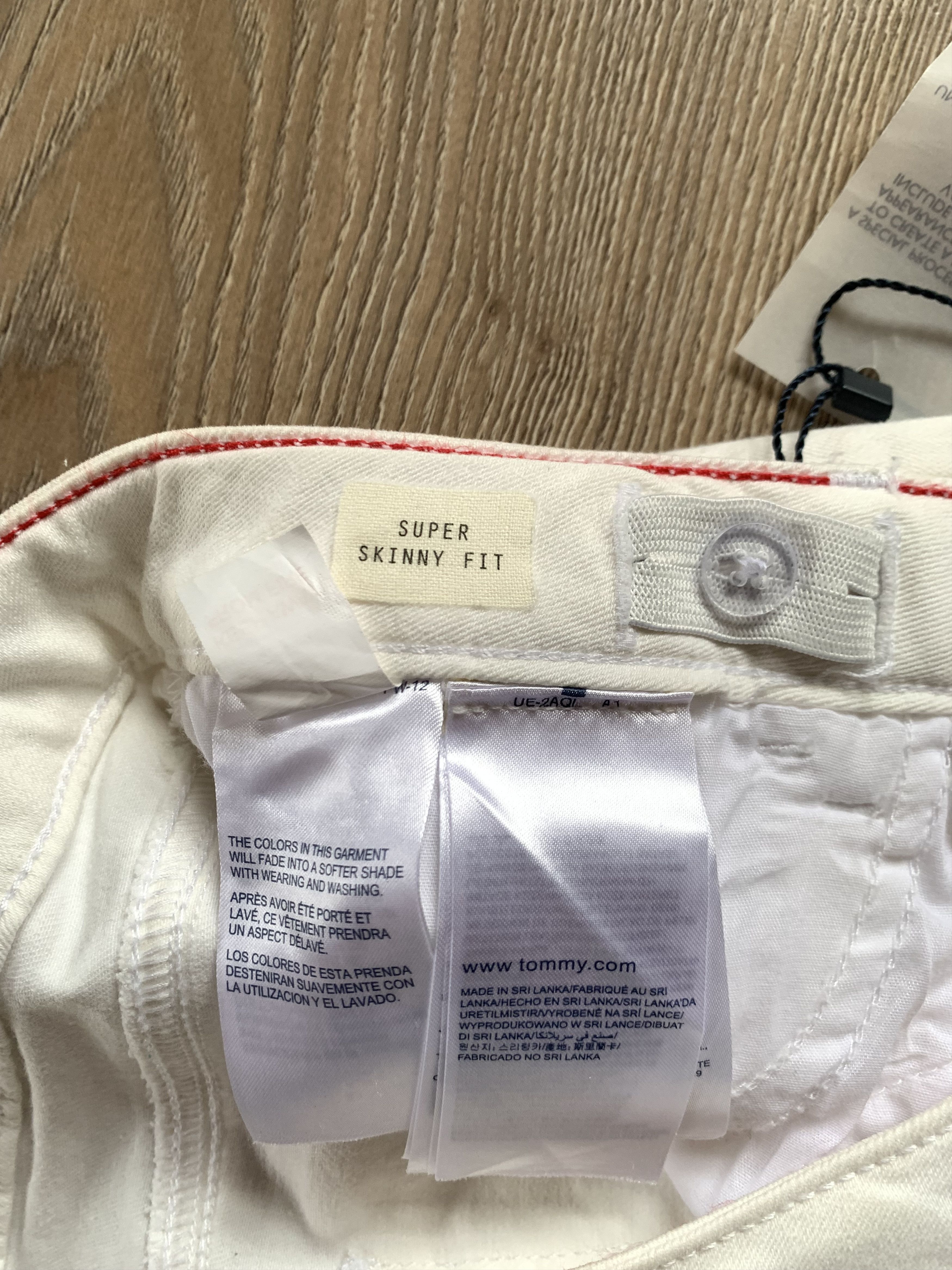 Tommy Hilfiger Youth Tommy Hilfiger White Skinny Jeans Size 24" / US 00 / IT 34 - 9 Thumbnail