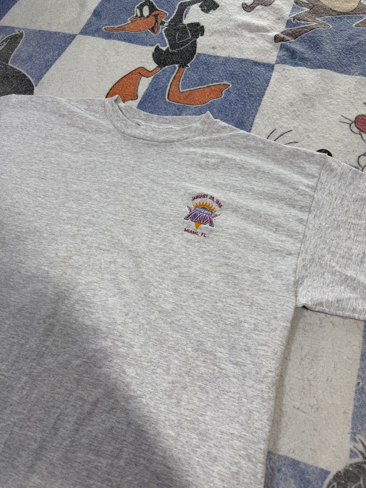 NFL Vintage 1995 super bowl tee Size US XL / EU 56 / 4 - 2 Thumbnail