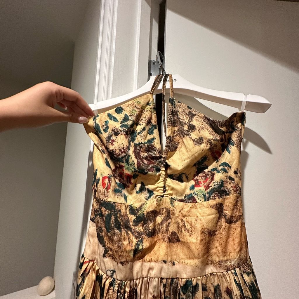 Zara Boho Beach Maxi Dress | Flowy Backless Sundres Size S / US 4 / IT 40 - 7 Thumbnail