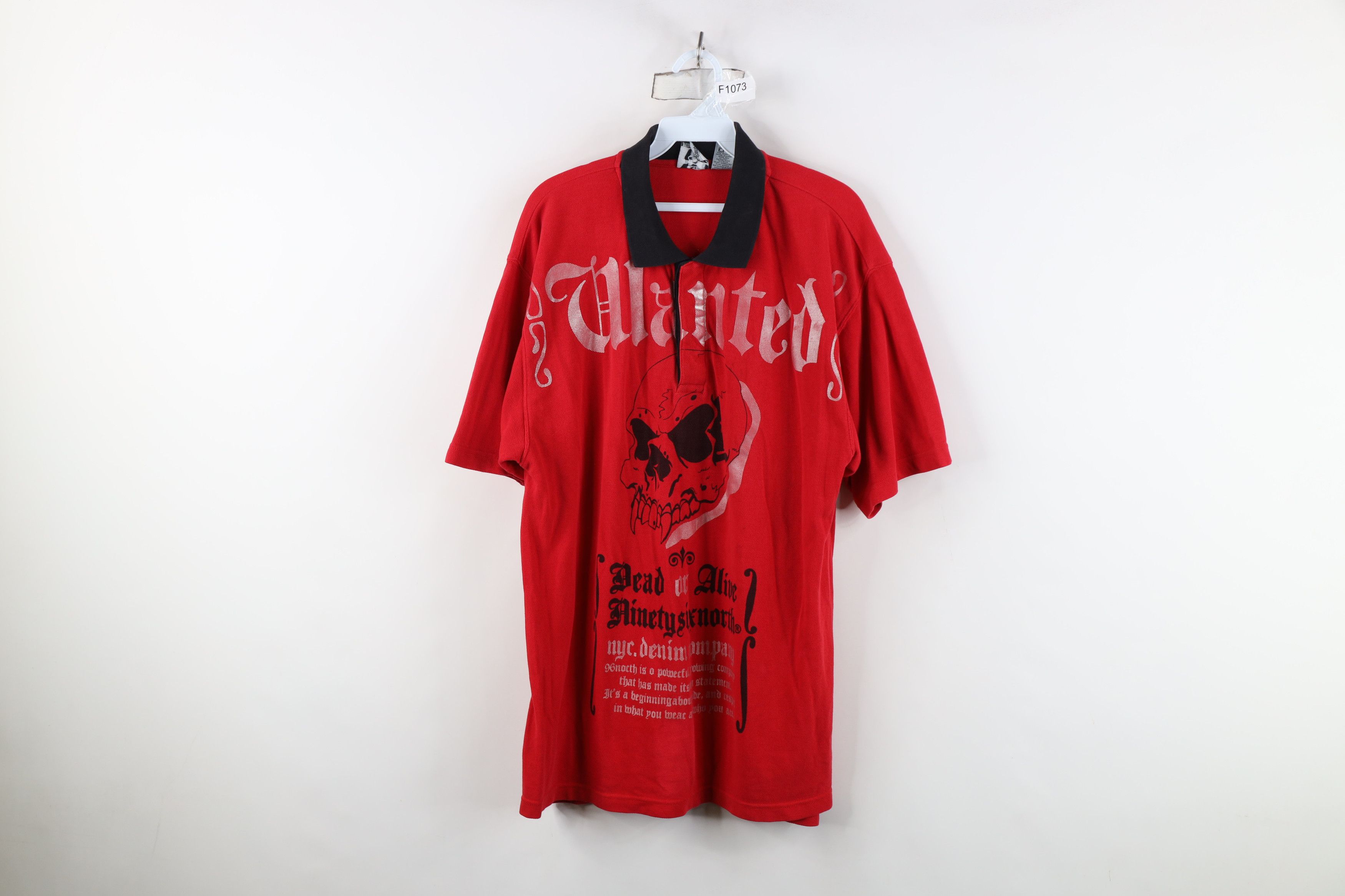 Vintage Vintage Y2K Streetwear Skull Skeleton UFC MMA Fighting Polo Size US M / EU 48-50 / 2 - 1 Thumbnail