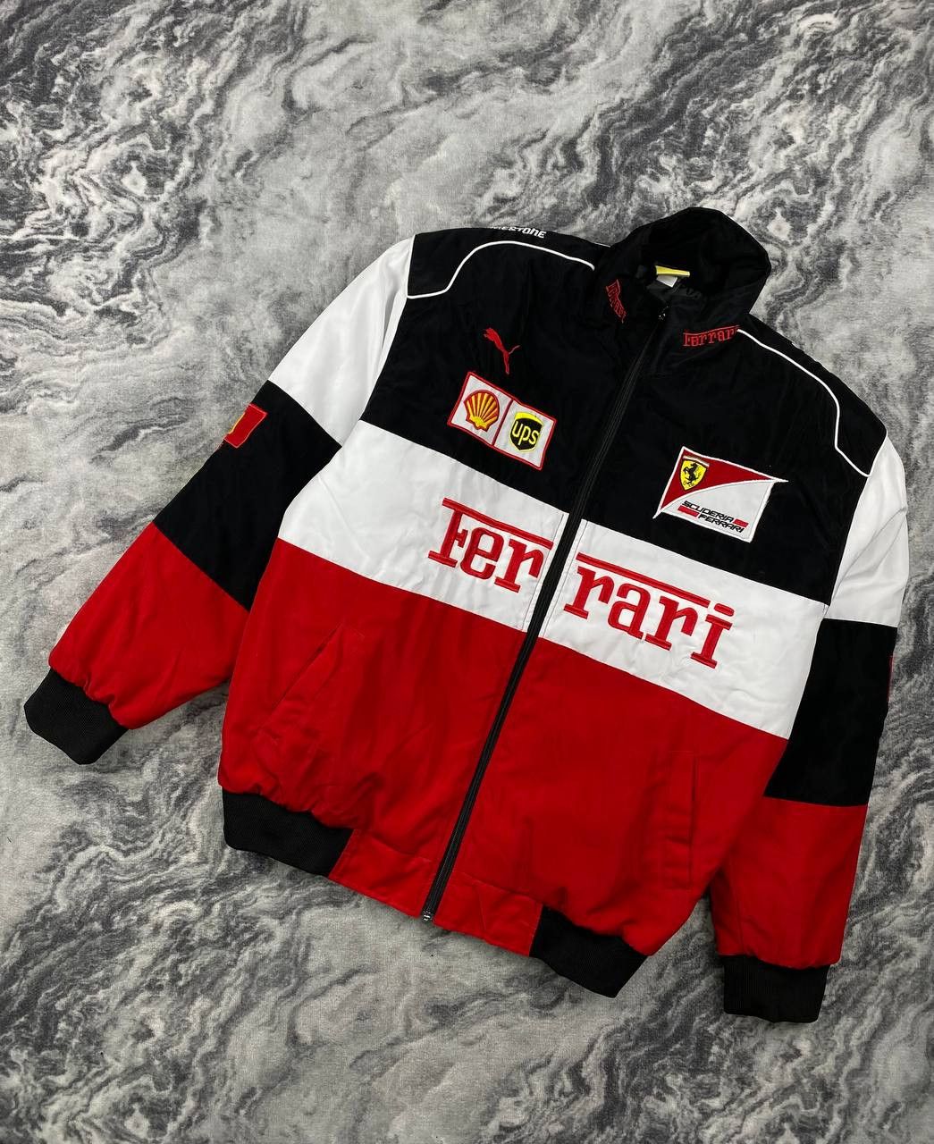 Ferrari Vintage Ferrari F1 Racing Team Bomber Jacket Big Logo Men Size US M / EU 48-50 / 2 - 1 Thumbnail