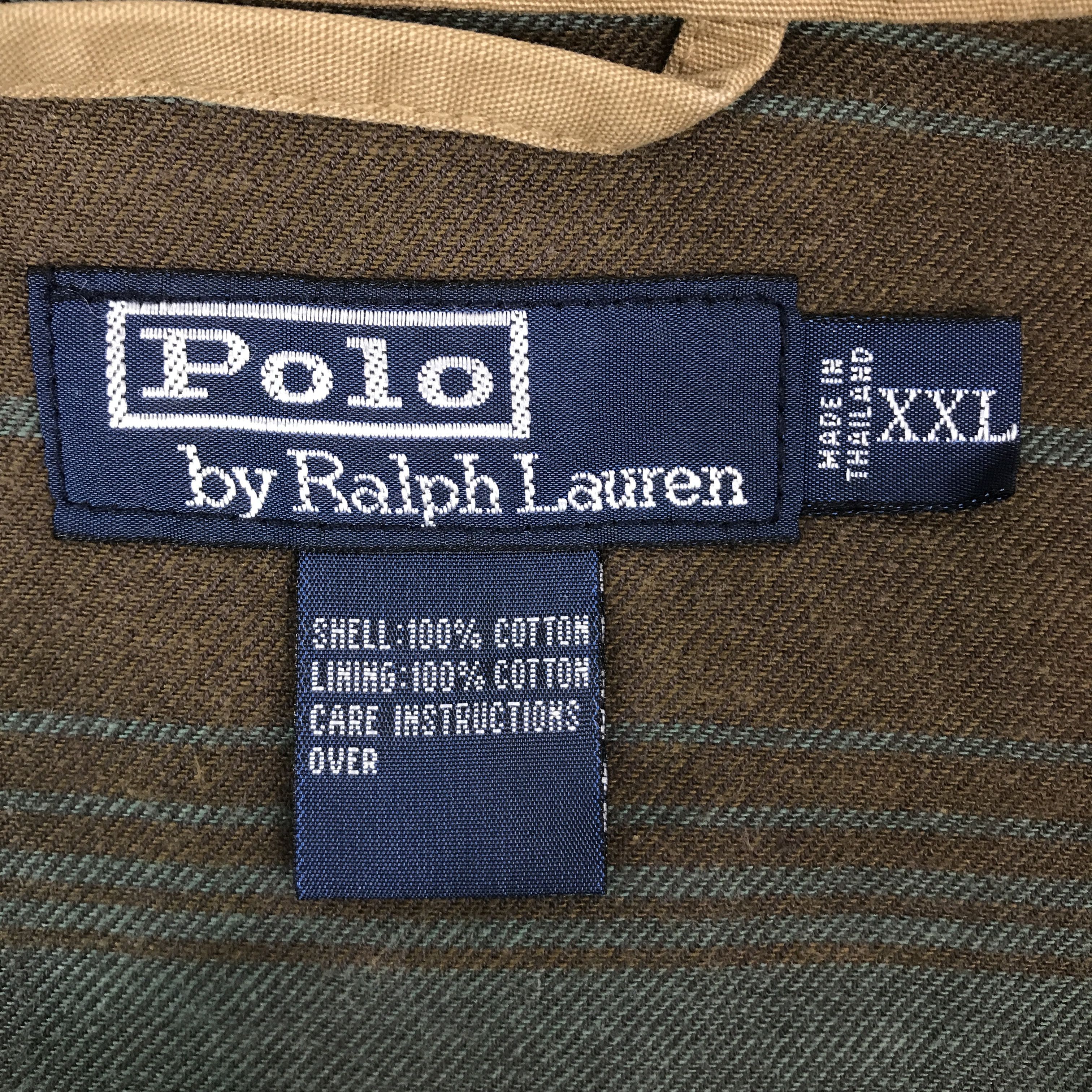 Polo Ralph Lauren Vtg Polo ralph lauren brown zipper jacket Size US XXL / EU 58 / 5 - 12 Thumbnail