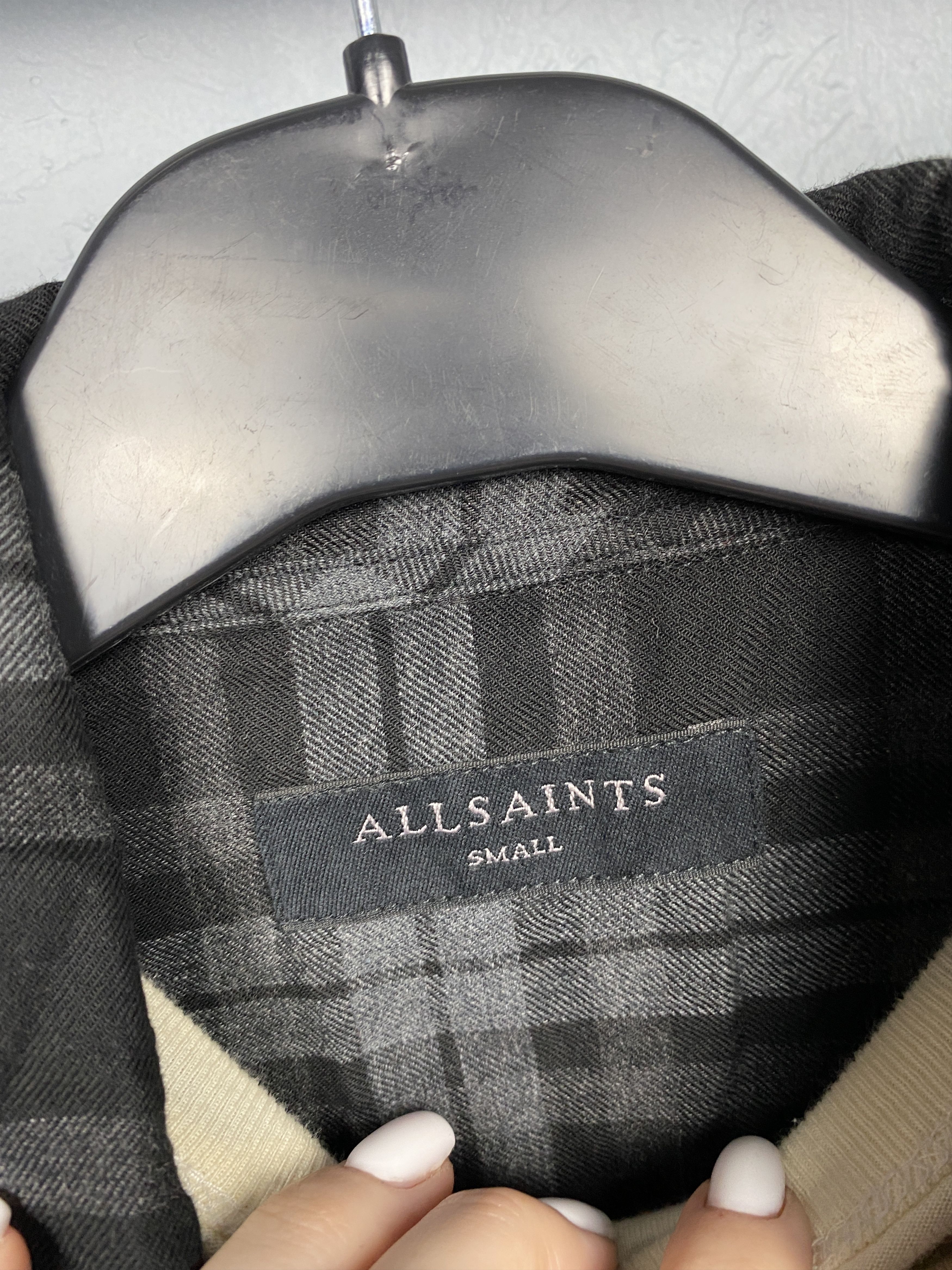 Allsaints Allsaints Vintage Mens Cortland Flannel Plaid Shirt Size US S / EU 44-46 / 1 - 4 Thumbnail