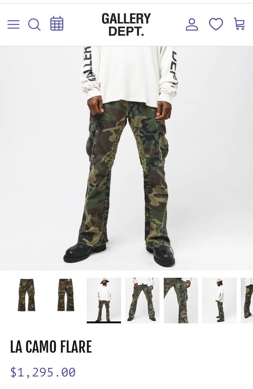 Gallery Dept. Gallery Dept Carpenter Flare Camo | Grailed