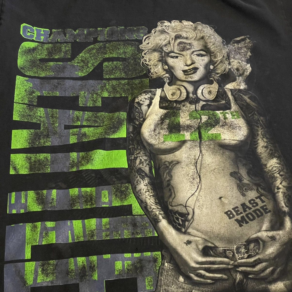 Other Vintage Seattle Seahawks Shirt Men XL Black NFL Football Tee Size US XL / EU 56 / 4 - 4 Thumbnail