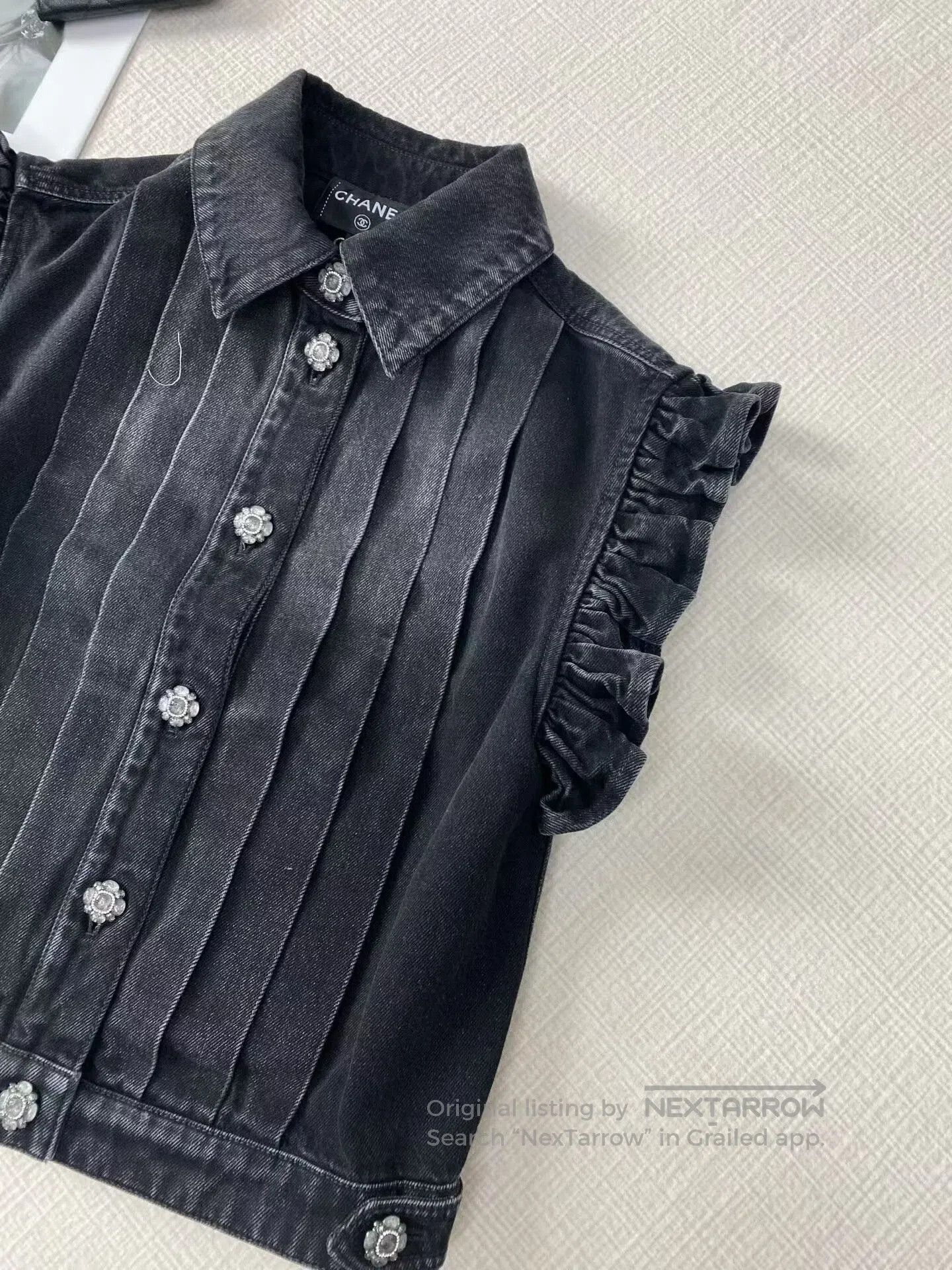 Chanel Chanel Denim Vest 24A Size 38. Size S / US 4 / IT 40 - 4 Thumbnail