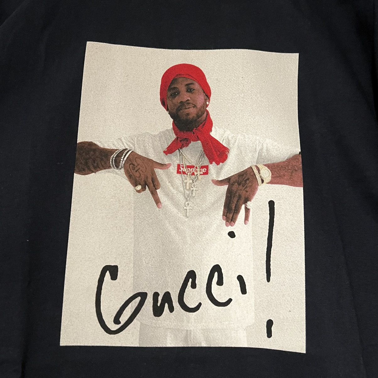 Supreme Supreme Gucci Mane Photo Tee Size US L / EU 52-54 / 3 - 24 Thumbnail