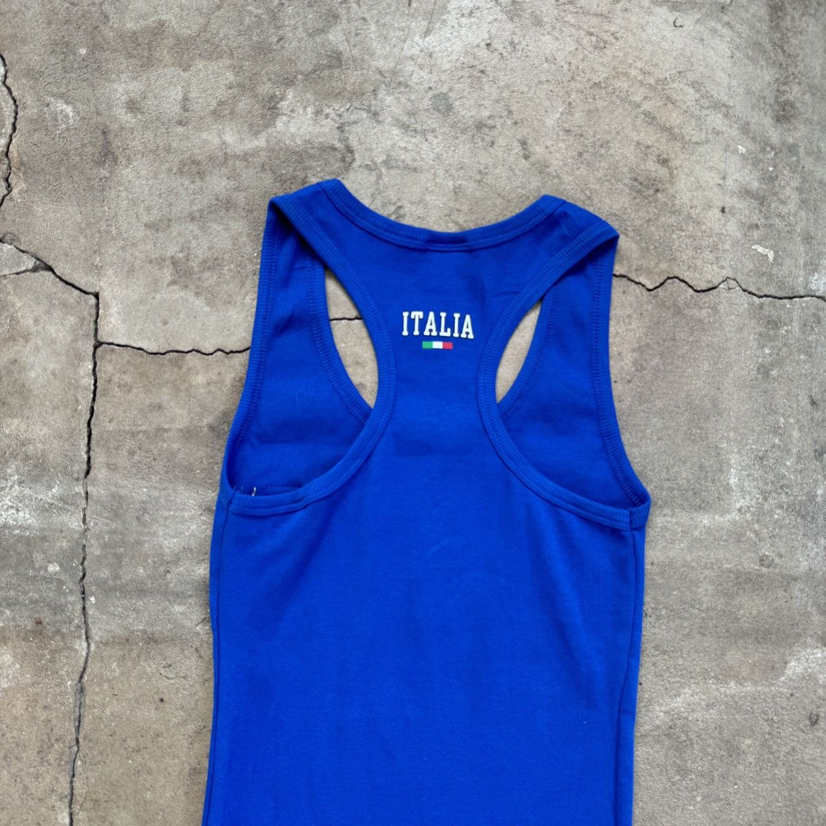 Vintage Vintage Y2K Italia Blue Tank Top Size US S / EU 44-46 / 1 - 3 Thumbnail