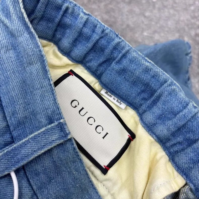 Gucci Gucci Blue logo trousers Size US 31 - 3 Thumbnail