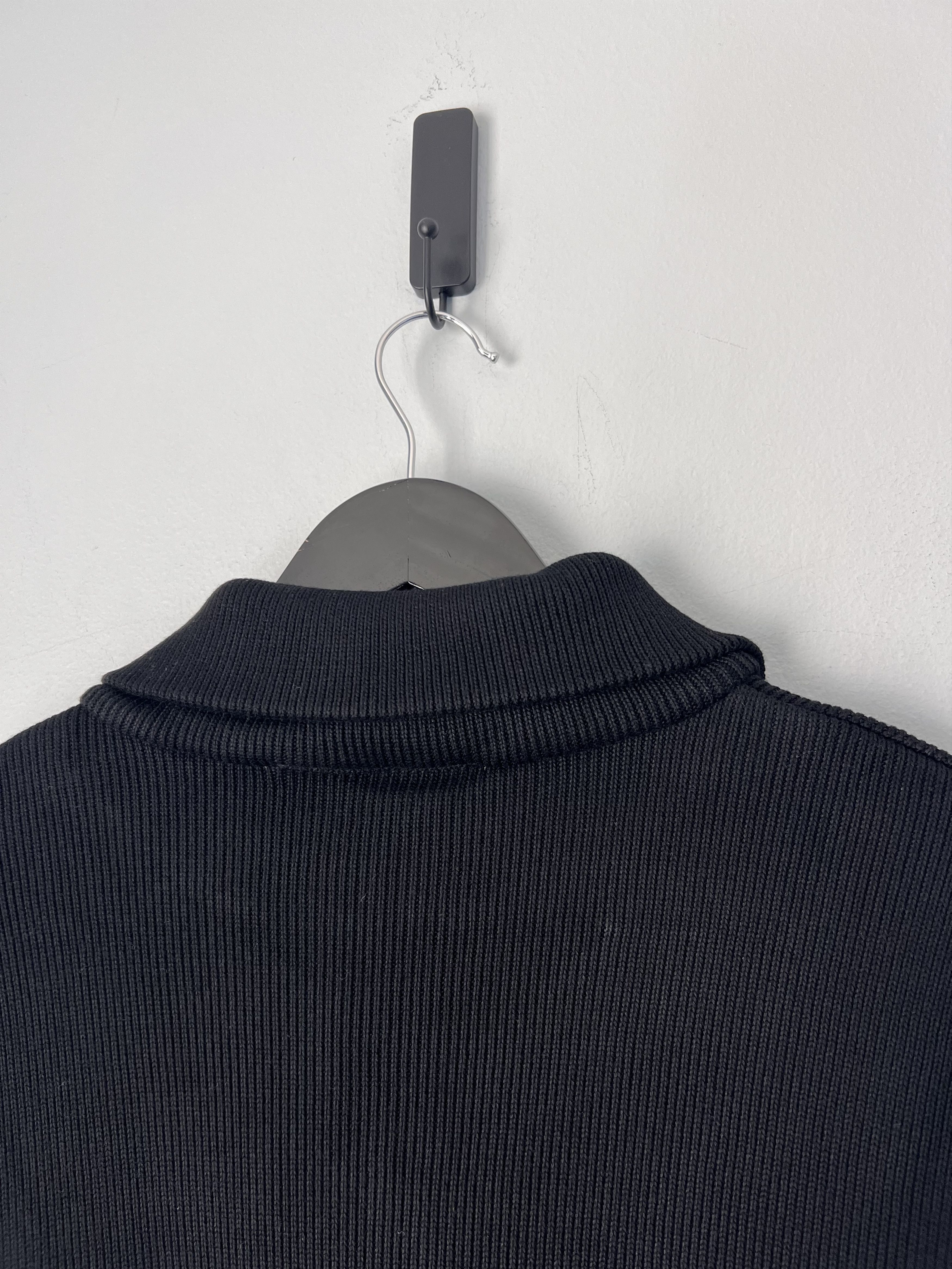 1017 ALYX 9SM 1017 Alyx 9SM Long Sleeve Knitted Polo in Black Size US XL / EU 56 / 4 - 5 Thumbnail