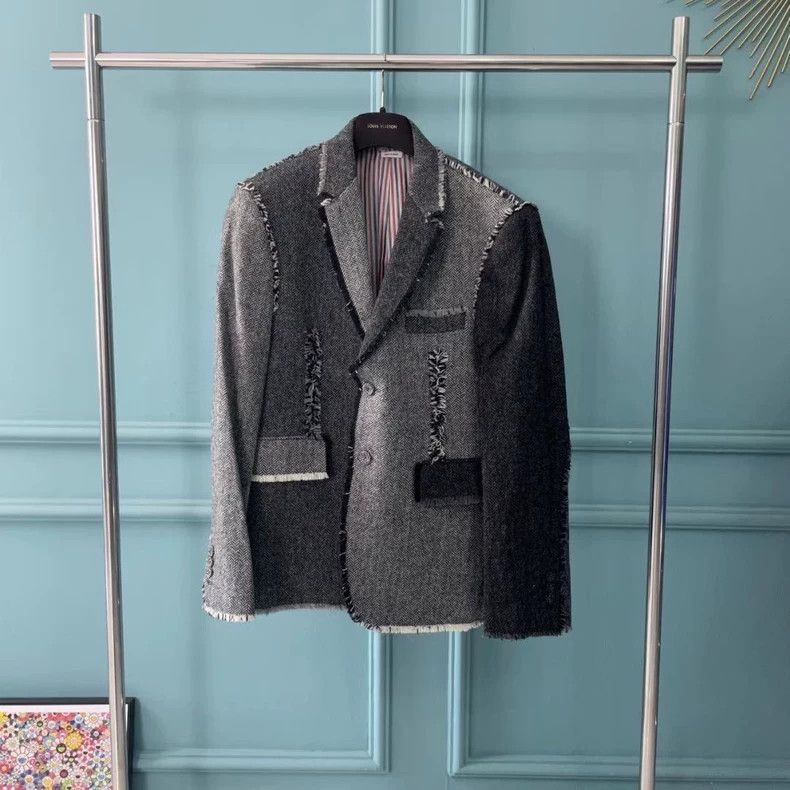 Thom Browne Thom Browne The suit was torn apart by the patchwork Size 38R - 1 Thumbnail