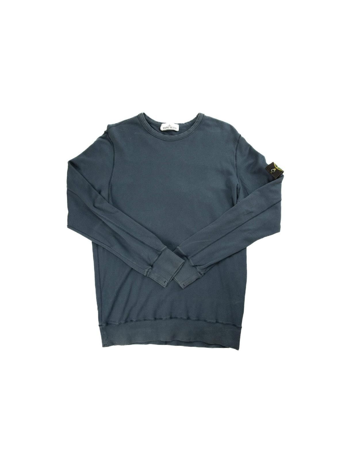 Stone Island Stone Island Mens Navy Lightweight Sweatshirt Large Navy Size US L / EU 52-54 / 3 - 1 Thumbnail
