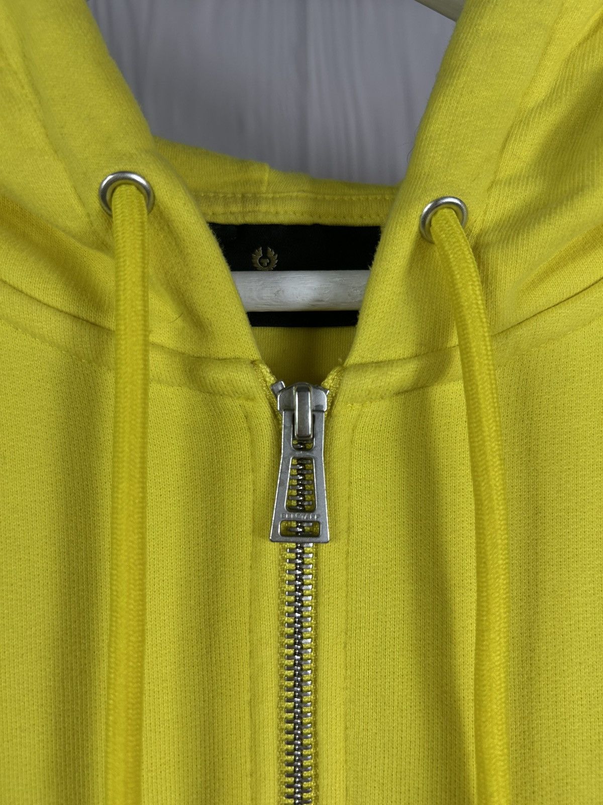 Belstaff Belstaff England Yellow Zip Hoodie Size XL 100% Cotton Size US XL / EU 56 / 4 - 5 Thumbnail