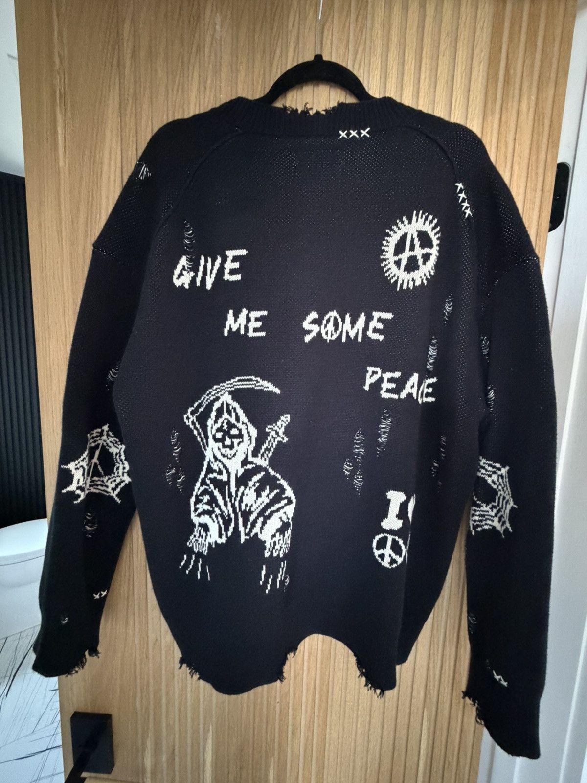 Allsaints ALLSAINTS Give me Some peace Caledon Oversized Cardigan - M Size US M / EU 48-50 / 2 - 2 Thumbnail