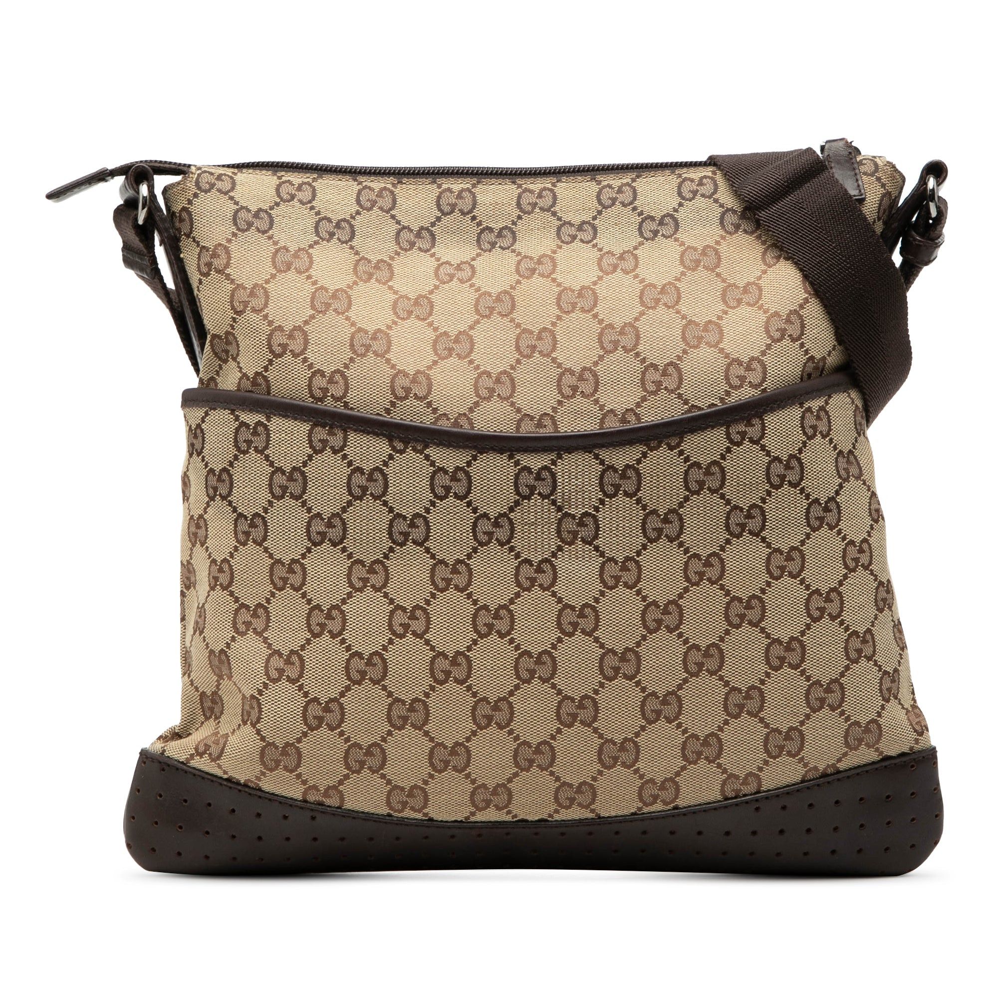 Gucci Gg Canvas Crossbody in Beige, Women's