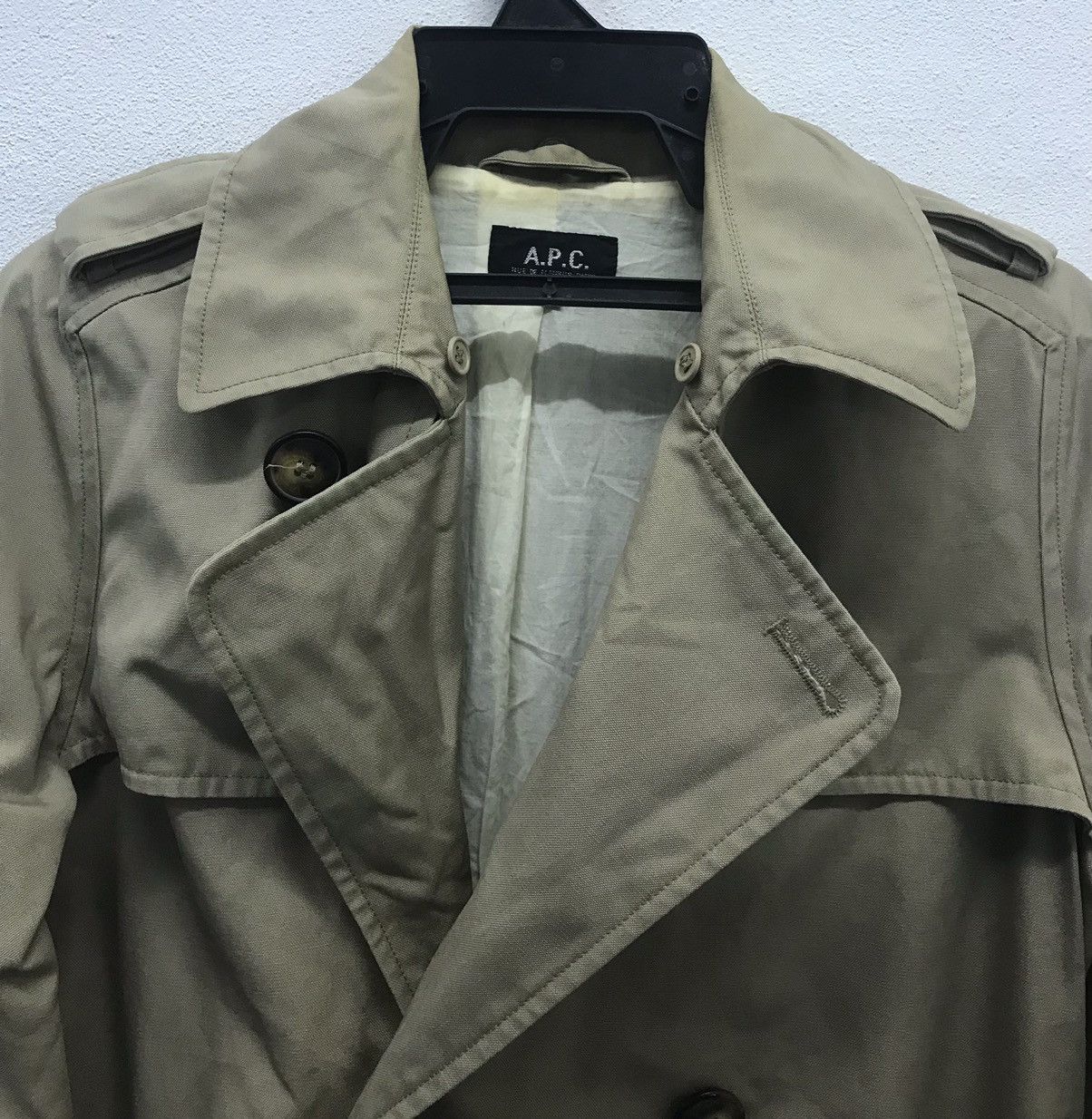 A.P.C. × Vintage Vintage A.P.C. Rue De Fleurus Paris Long Jacket Size US M / EU 48-50 / 2 - 4 Thumbnail