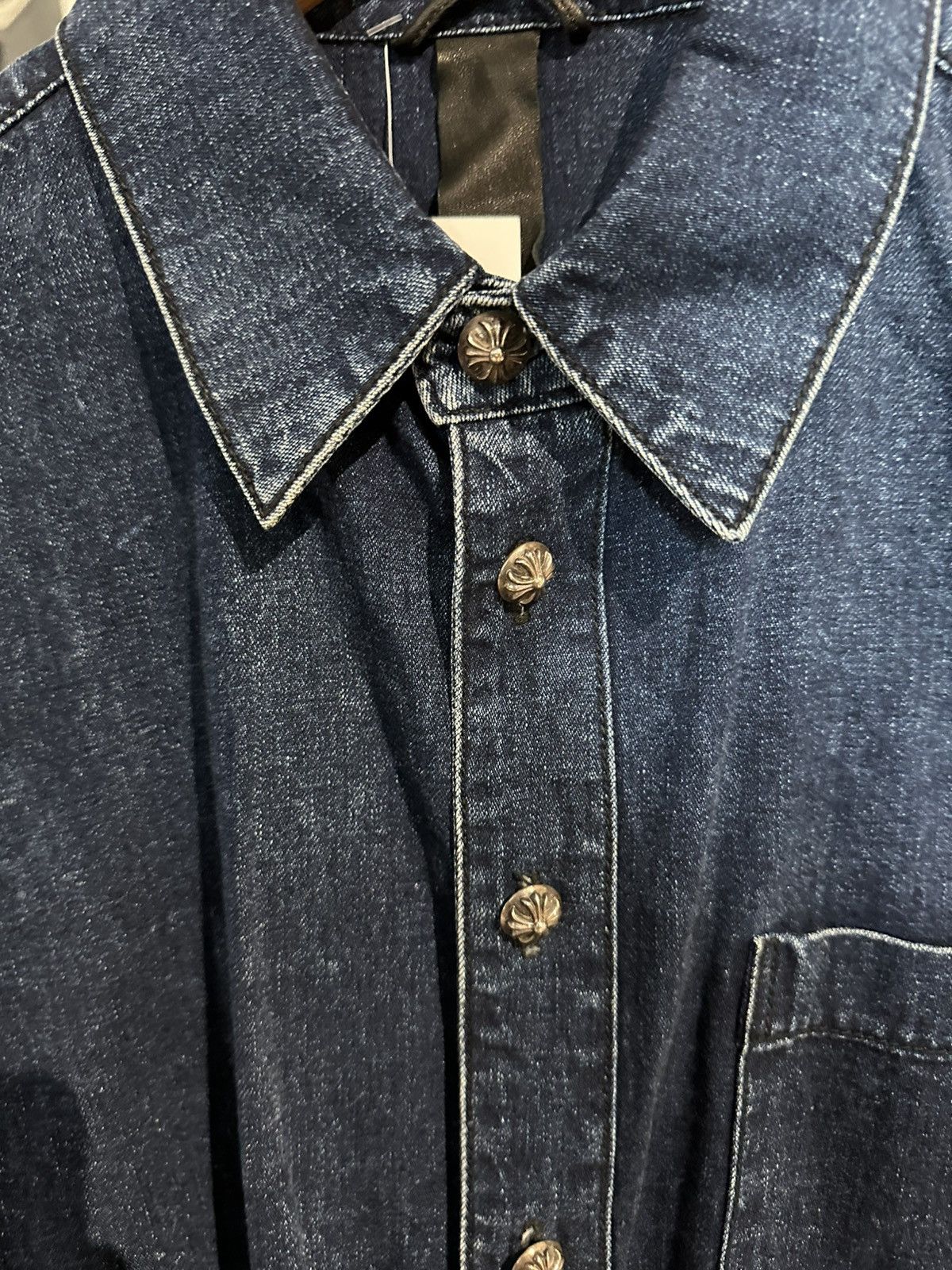 Chrome Hearts Chrome Hearts Denim Button Up Size US S / EU 44-46 / 1 - 3 Thumbnail