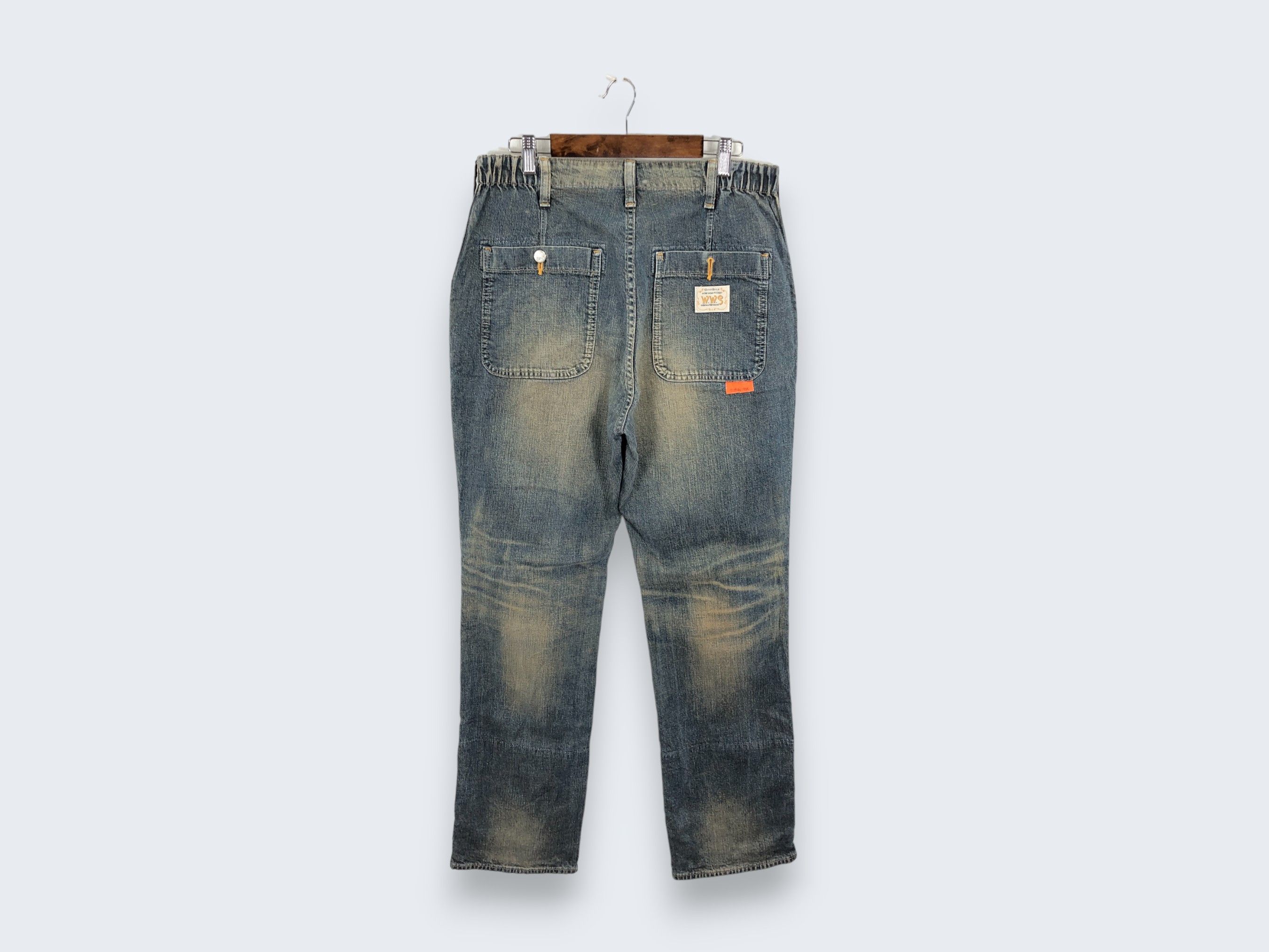 Big John × Vintage Big John WWS Jeans 32 x 30.5 L1308W Size 32" / US 10 / IT 46 - 4 Thumbnail