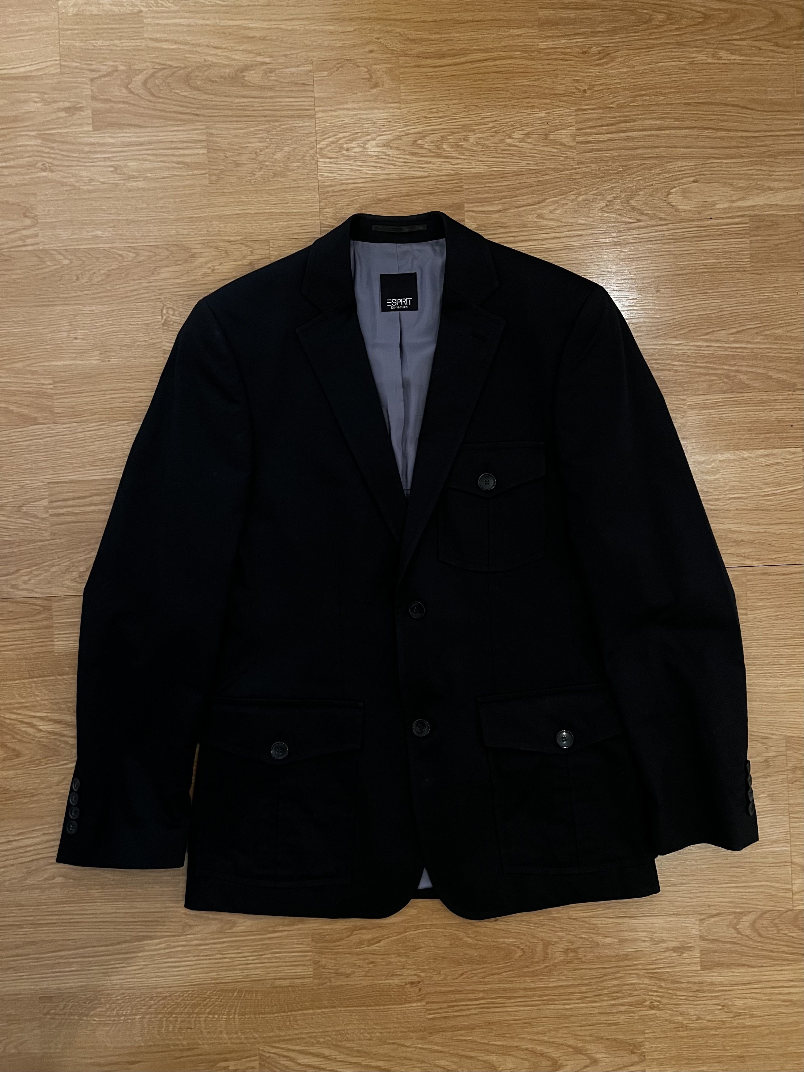 Esprit Esprit Blazer Jacket black Size 48S - 3 Thumbnail