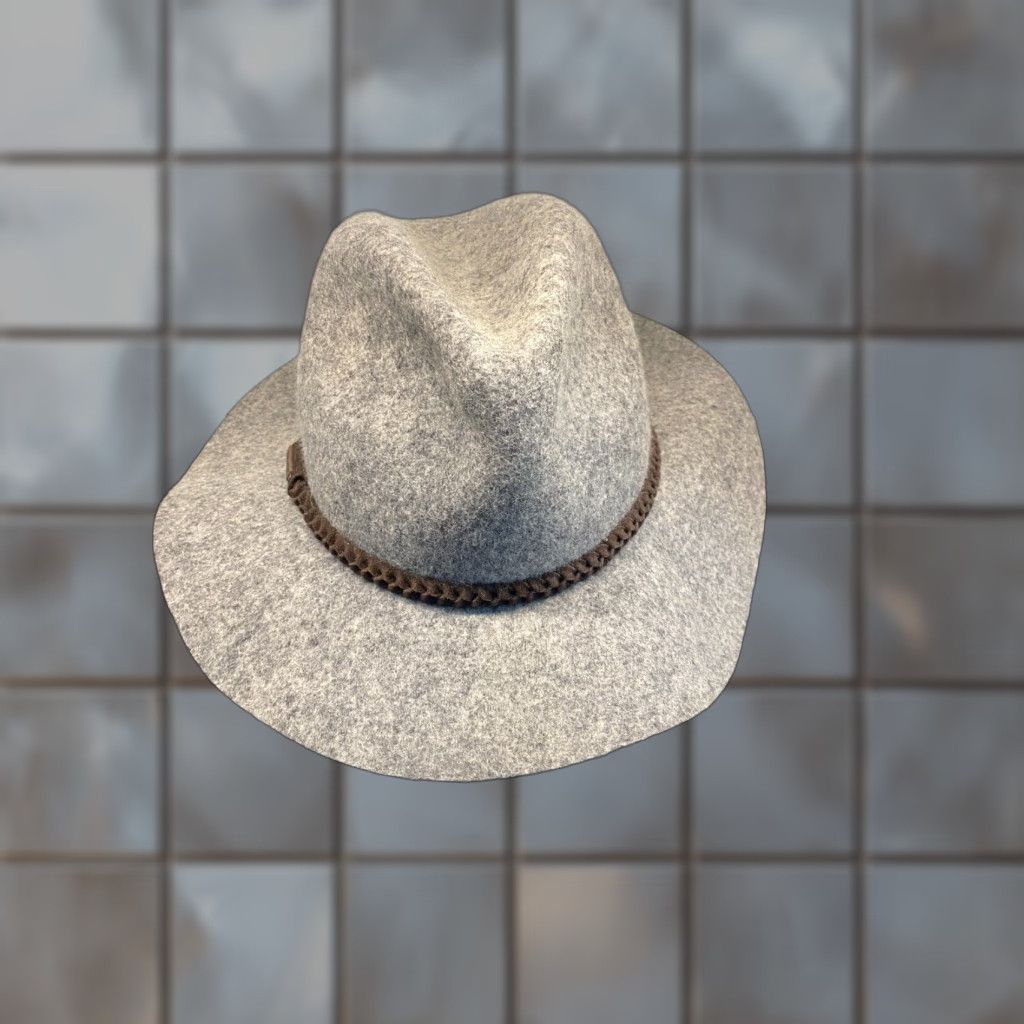 Billabong Billabong Hat Women One Size Gray Wool Felt Fedora Outdoor Travel Western Classic City Hunting Nature Outdoor Size ONE SIZE - 1 Thumbnail