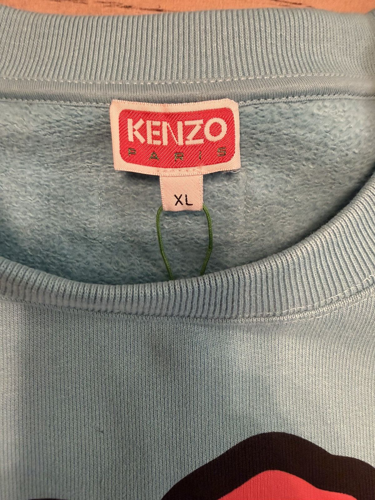 Kenzo Kenzo Men’s ‘Boke Flower’ Sweatshirt Cyan Size XL BNWT Size US XL / EU 56 / 4 - 4 Thumbnail