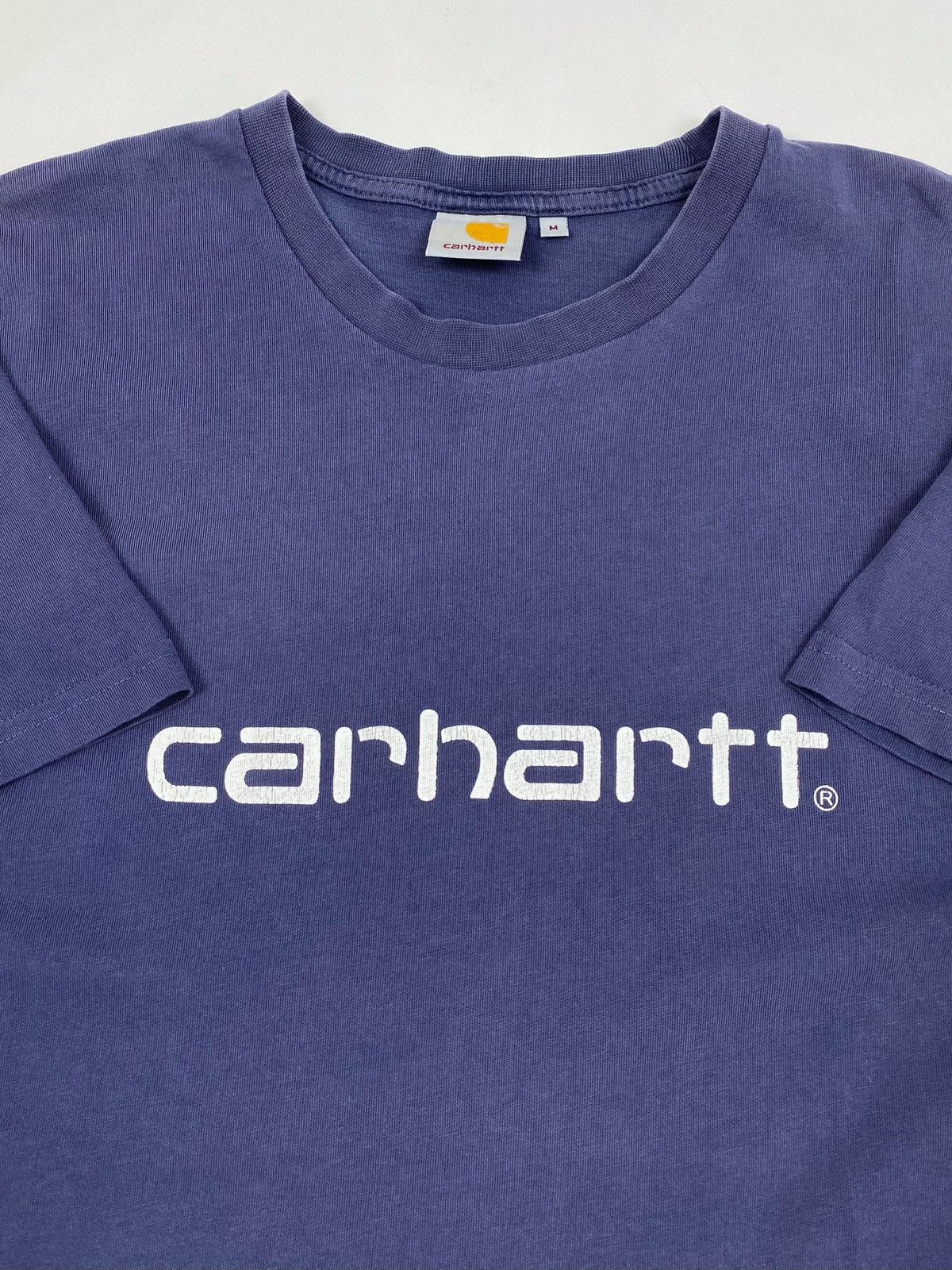 Carhartt Y2K Distressed Carhartt Script Logo Tee Size US M / EU 48-50 / 2 - 2 Thumbnail