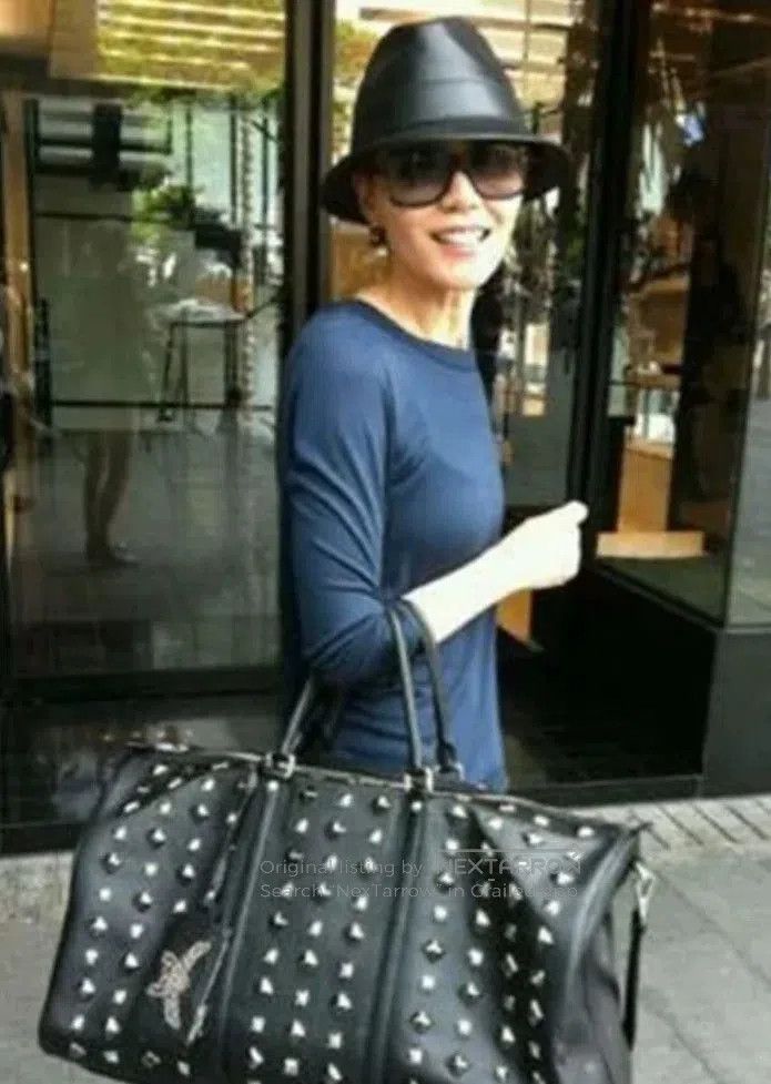MCM MCM Black Studded Travel Handbag Crossbody. Size ONE SIZE - 4 Thumbnail