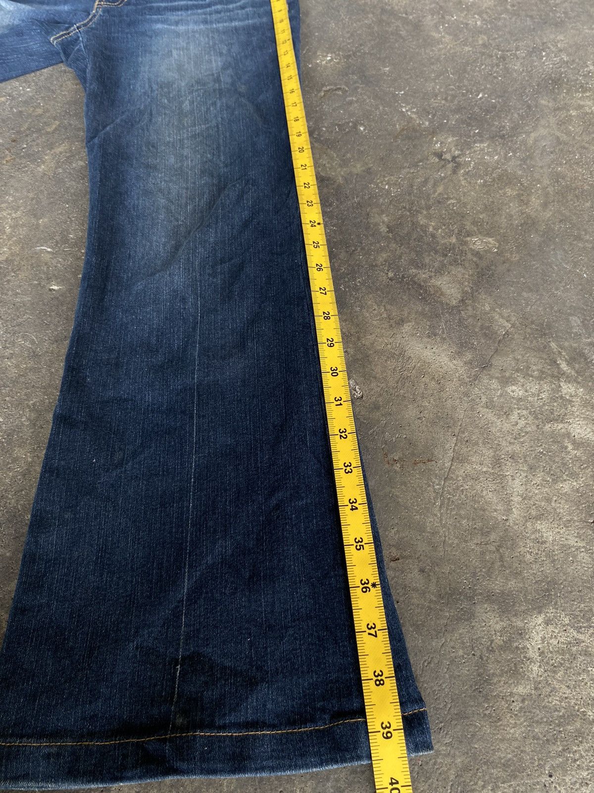 14th Addiction CROCODILE BOOTCUT DENIM PANTS Size 29" - 14 Thumbnail