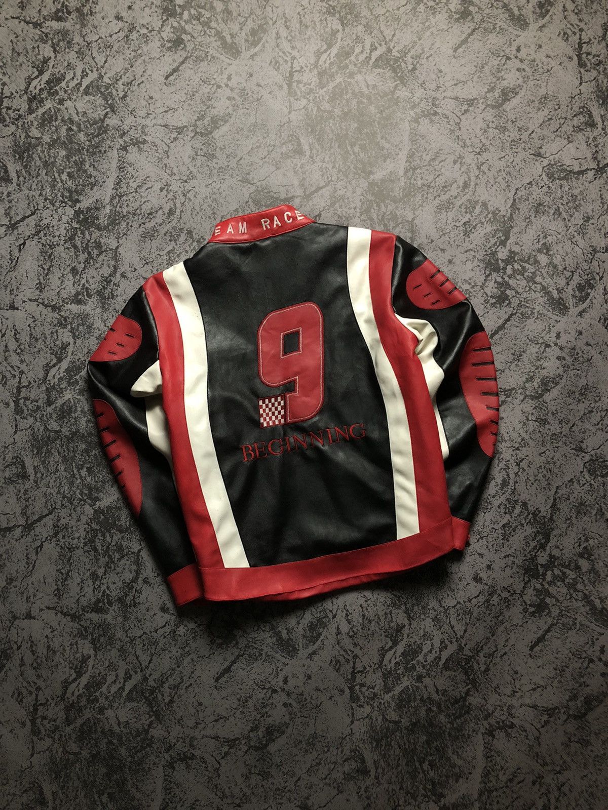 Vintage Vintage Racing Jacket Leather Nypd Chariot Champion Size US M / EU 48-50 / 2 - 9 Thumbnail