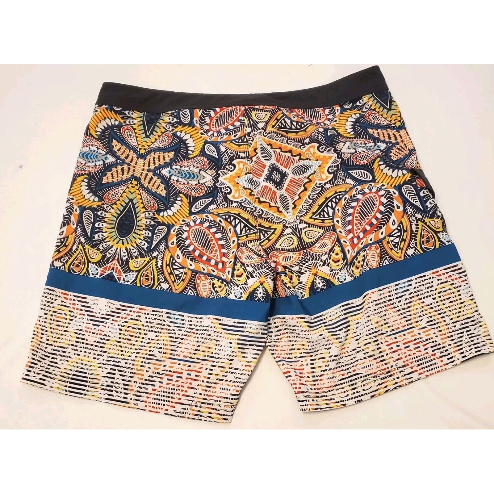 Vissla VISSLA Boardshorts Swim Trunks Shorts Size 36 Geometric Floral Pattern Men's Size US 36 / EU 52 - 3 Thumbnail