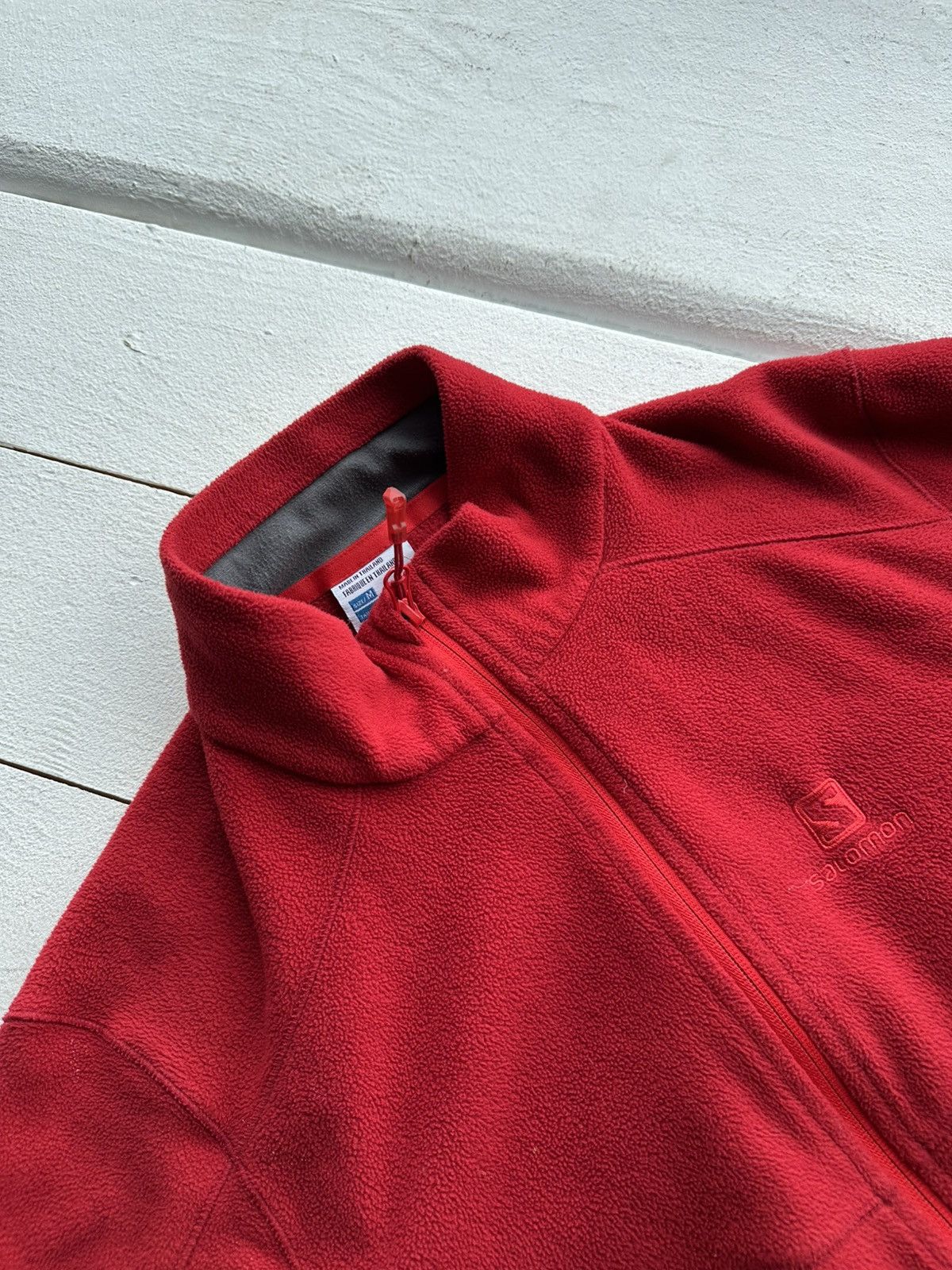 Salomon 🚨Y2K Salomon outdoor Pocker fleece Hoodie vintage big logo Size US M / EU 48-50 / 2 - 4 Thumbnail