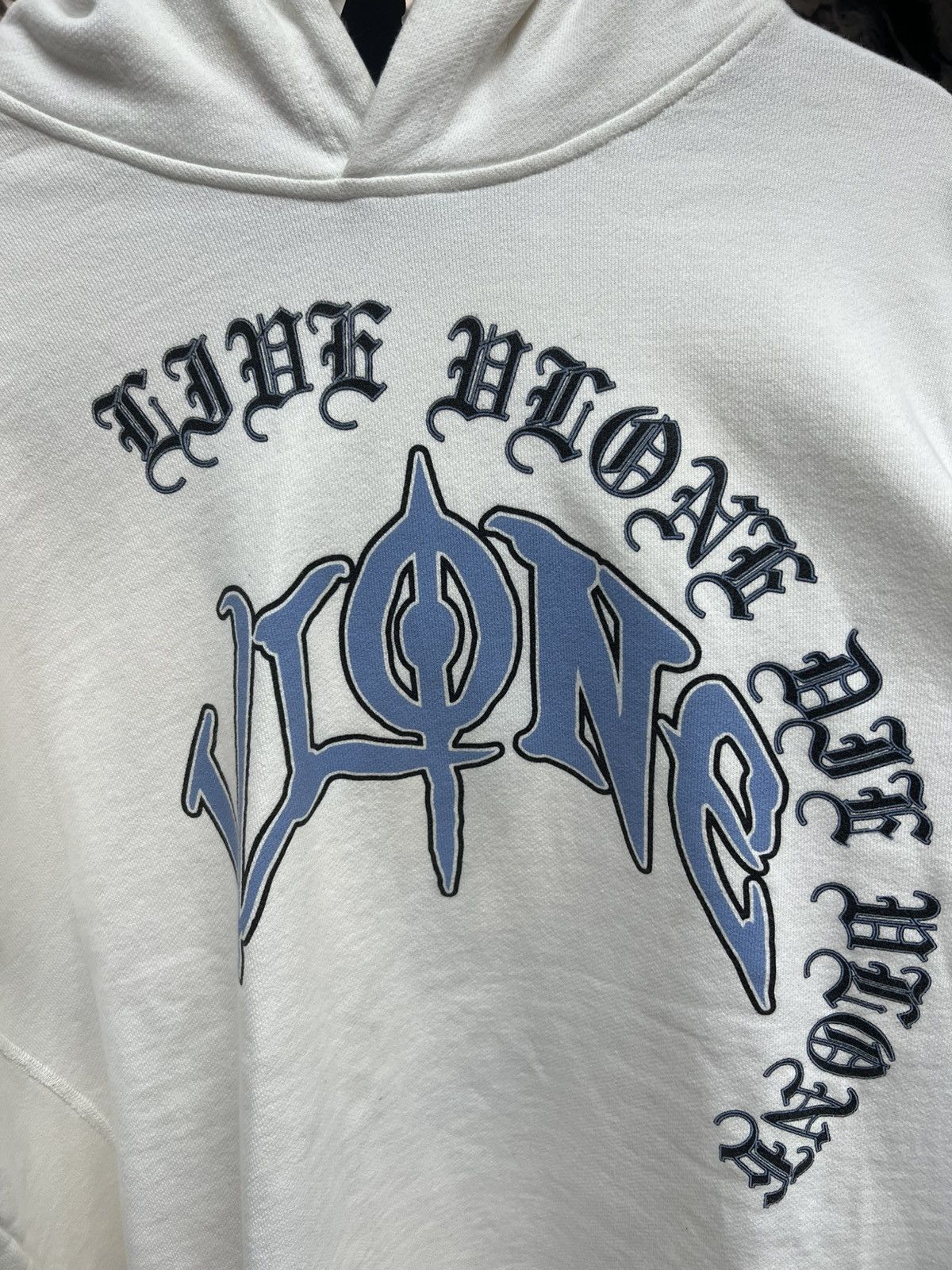 Vlone Vlone O White Hoodie Size US XL / EU 56 / 4 - 6 Thumbnail