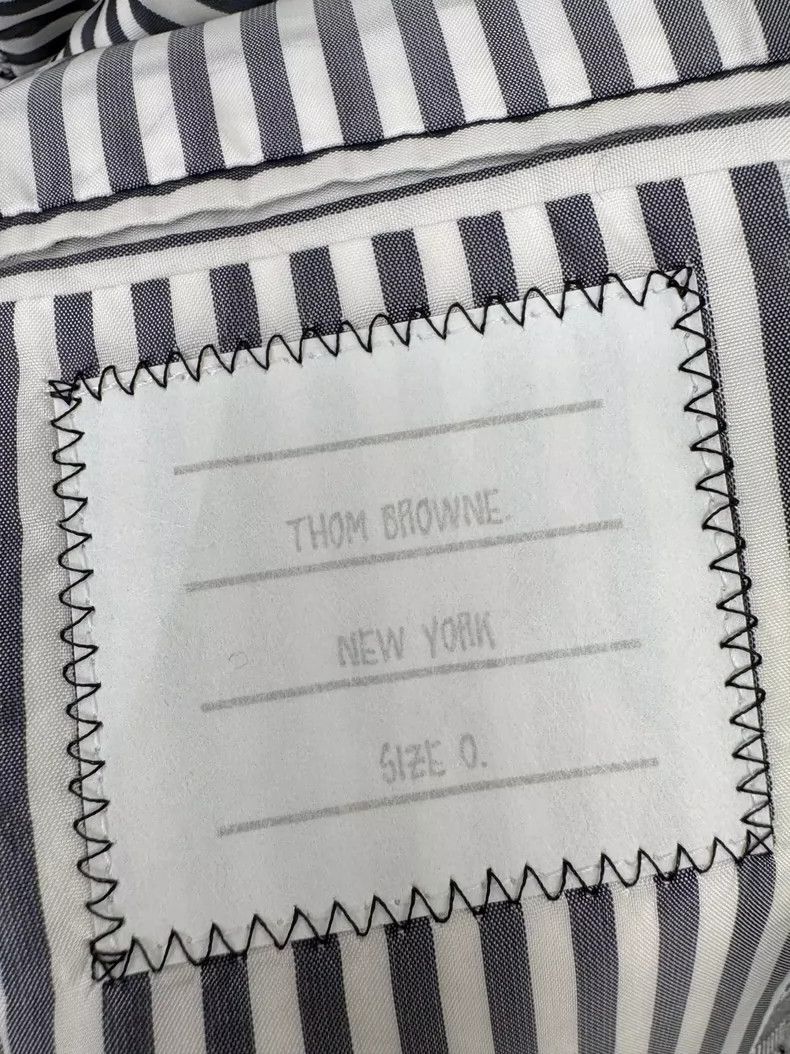 Thom Browne Thom Browne size0 A woolen plaid jacket Size 34S - 4 Thumbnail