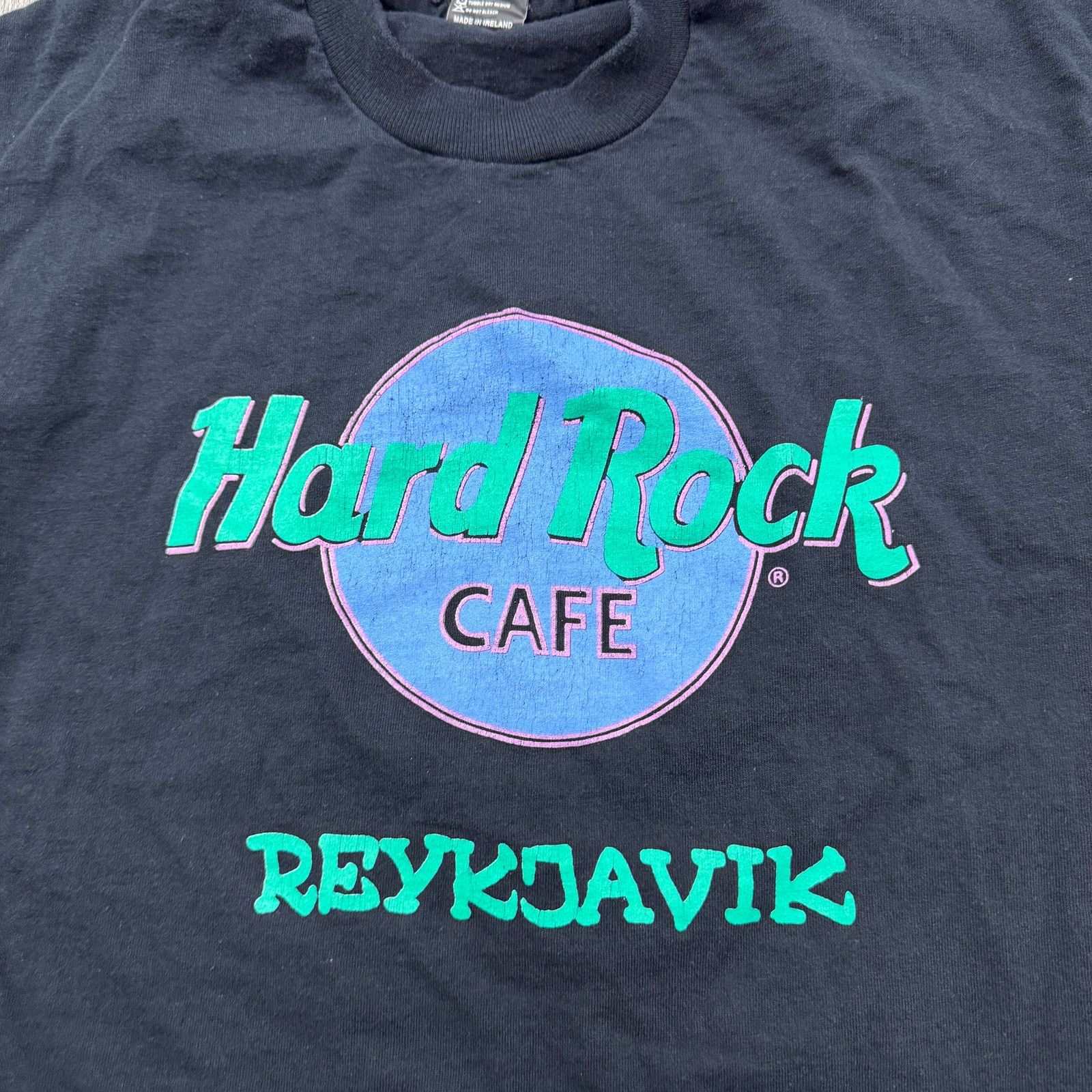 Vintage Vintage Hard Rock Cafe Reykjavik Iceland Shirt Men's XL 90s Size US XL / EU 56 / 4 - 3 Thumbnail