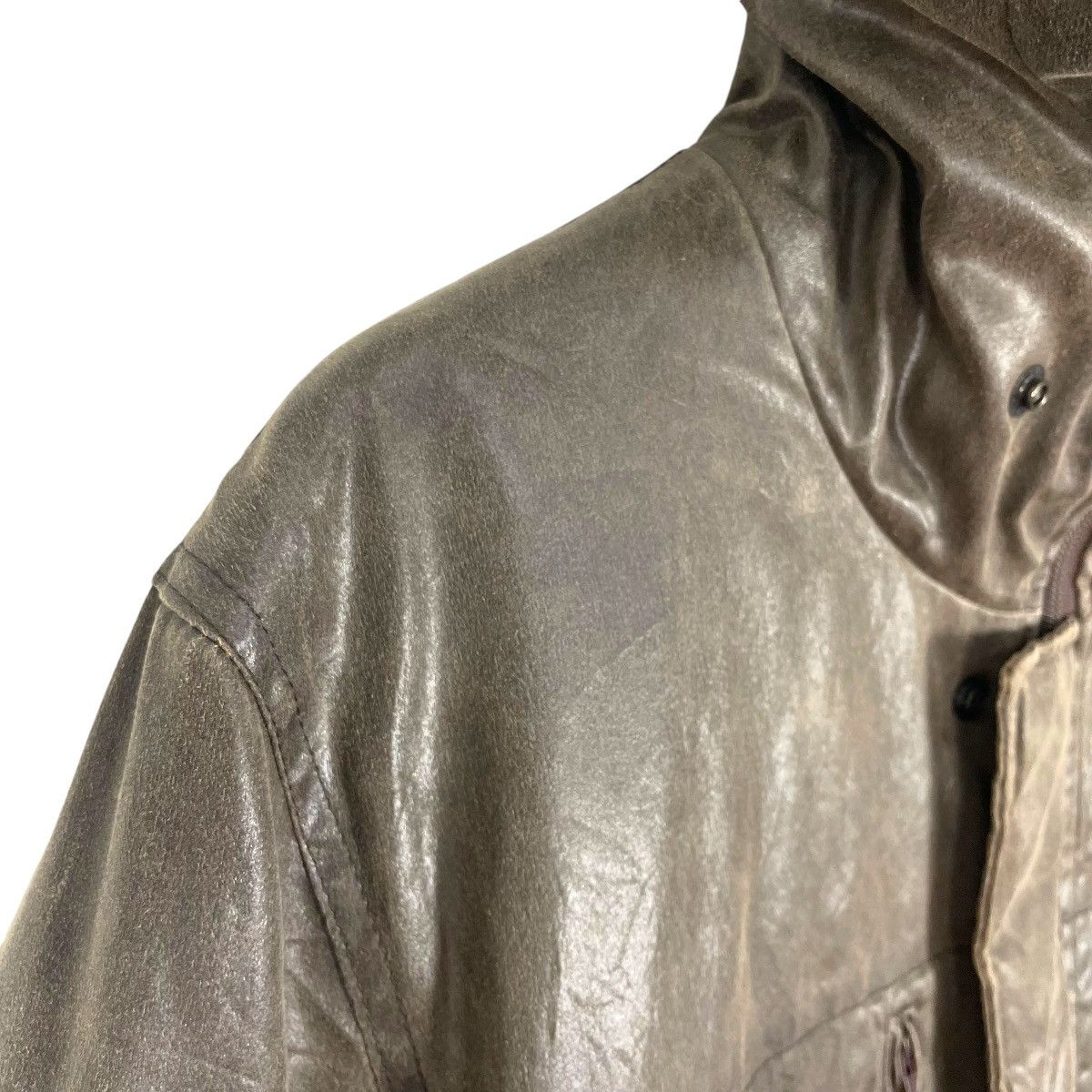 Melrose Vintage Melrose Waxed Jacket Hoodie Japanese Brand Size US M / EU 48-50 / 2 - 8 Thumbnail