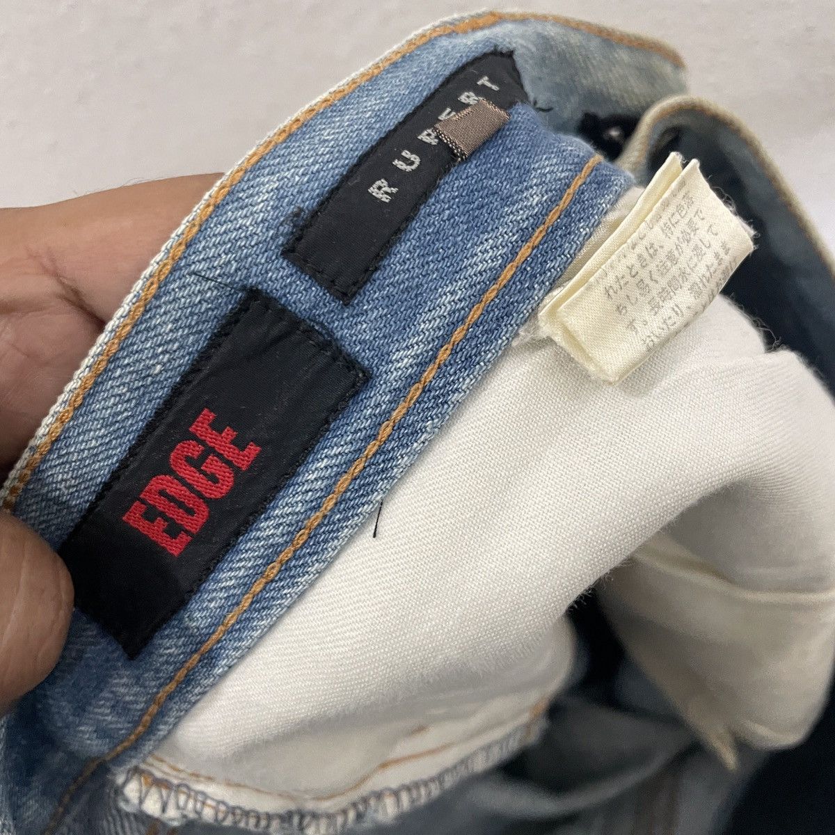 20471120 Vintage Edge Rupert Distressed Denim Jeans Size US 32 / EU 48 - 6 Thumbnail