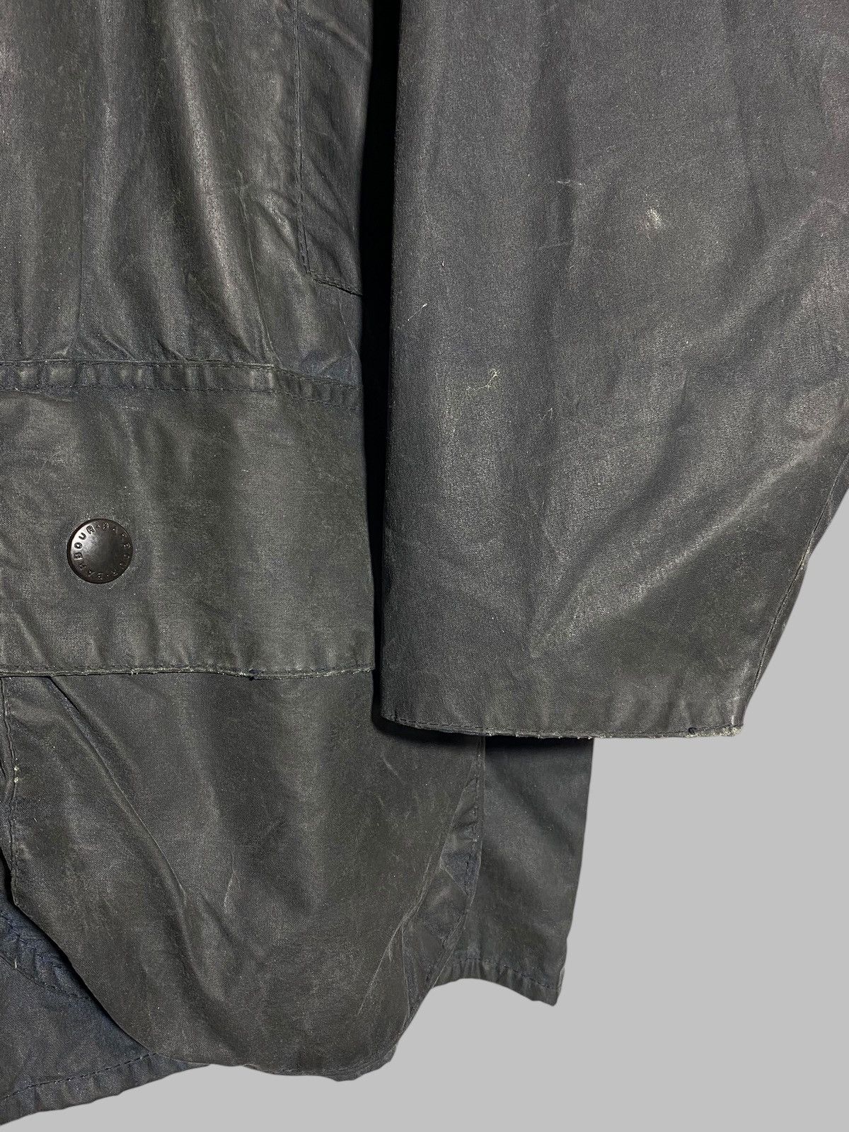Barbour 🔥 BARBOUR BLACK WAX COAT VINTAGE CORE BRITISH OUTERWEAR Size US XL / EU 56 / 4 - 6 Thumbnail