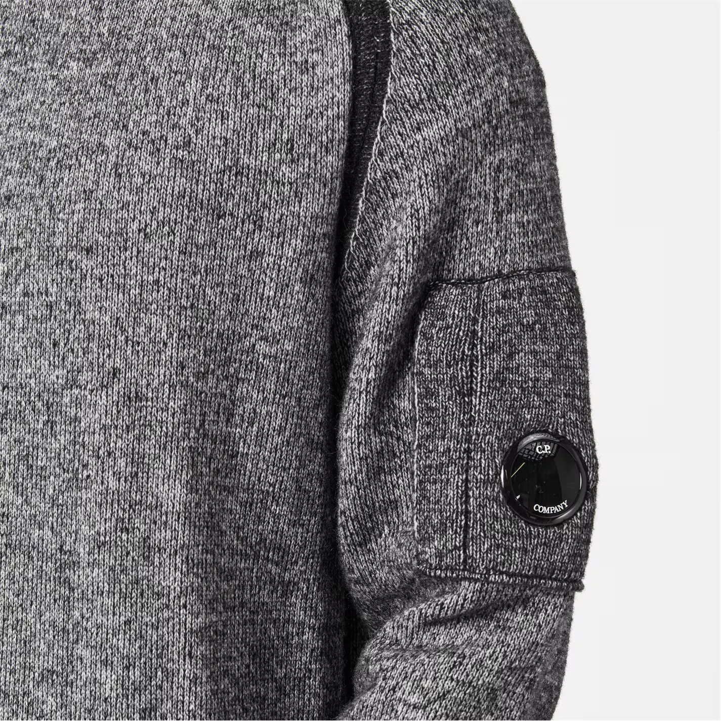 C.P. Company o1g2r1mq0426 Crew Knitted Turtle Neck Jumper in Grey Size US S / EU 44-46 / 1 - 3 Thumbnail