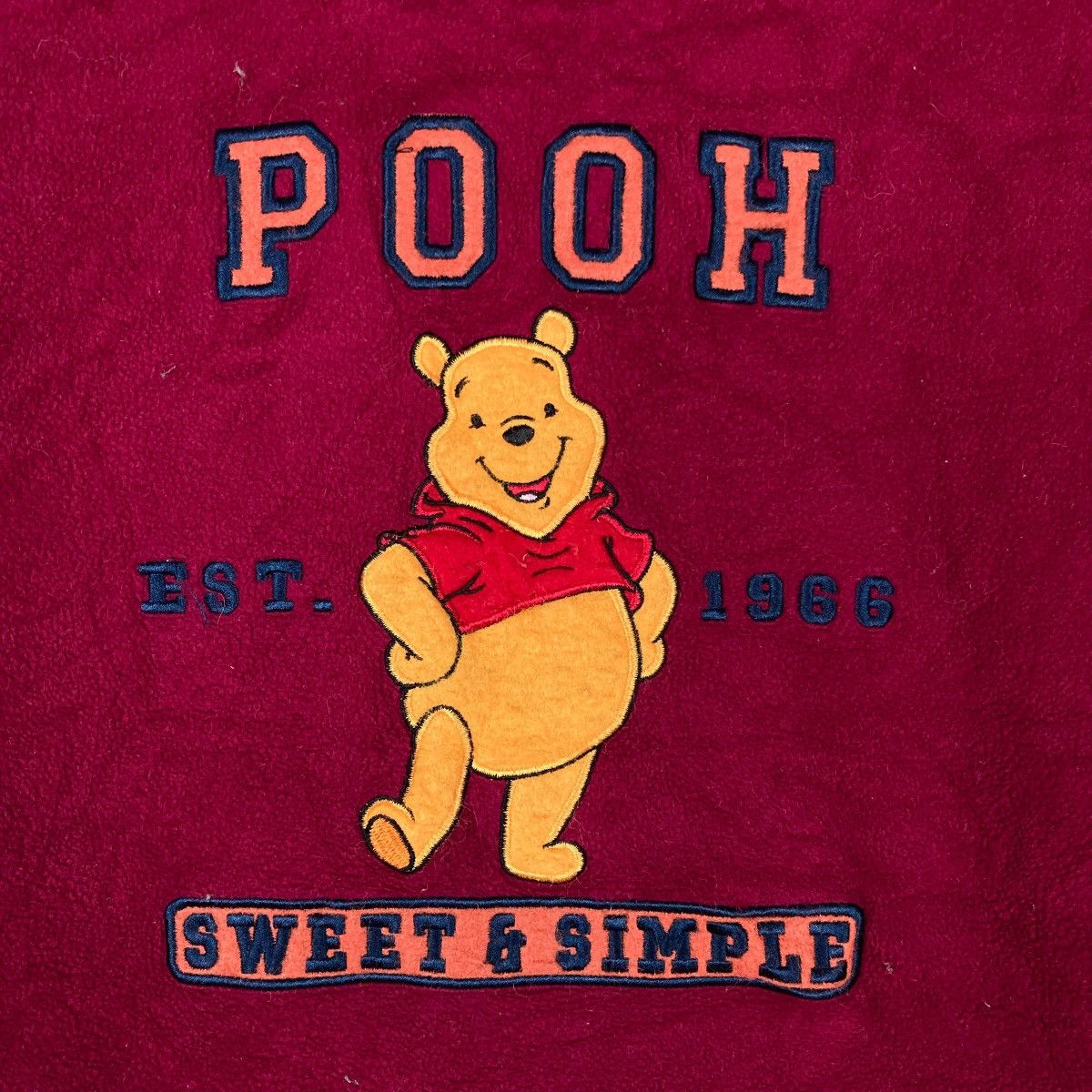 Disney Vintage Disney Store Winnie The Pooh Pullover Jumper Fleece Size US M / EU 48-50 / 2 - 3 Thumbnail