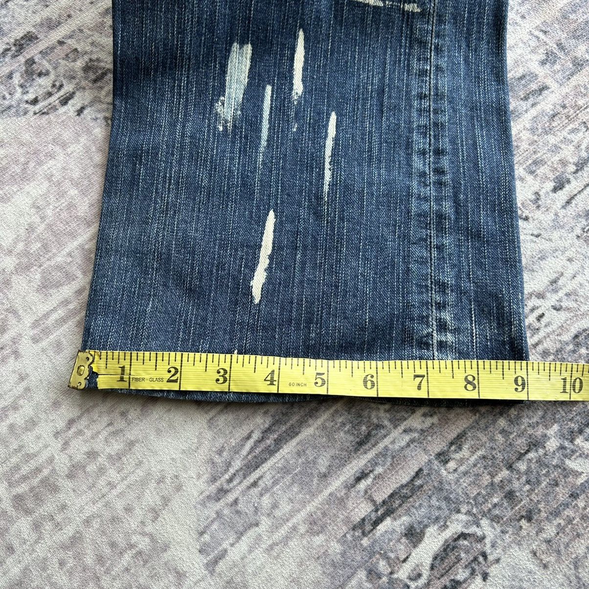 If Six Was Nine Flared Painter Style Liberto Jeans Size US 32 / EU 48 - 16 Thumbnail