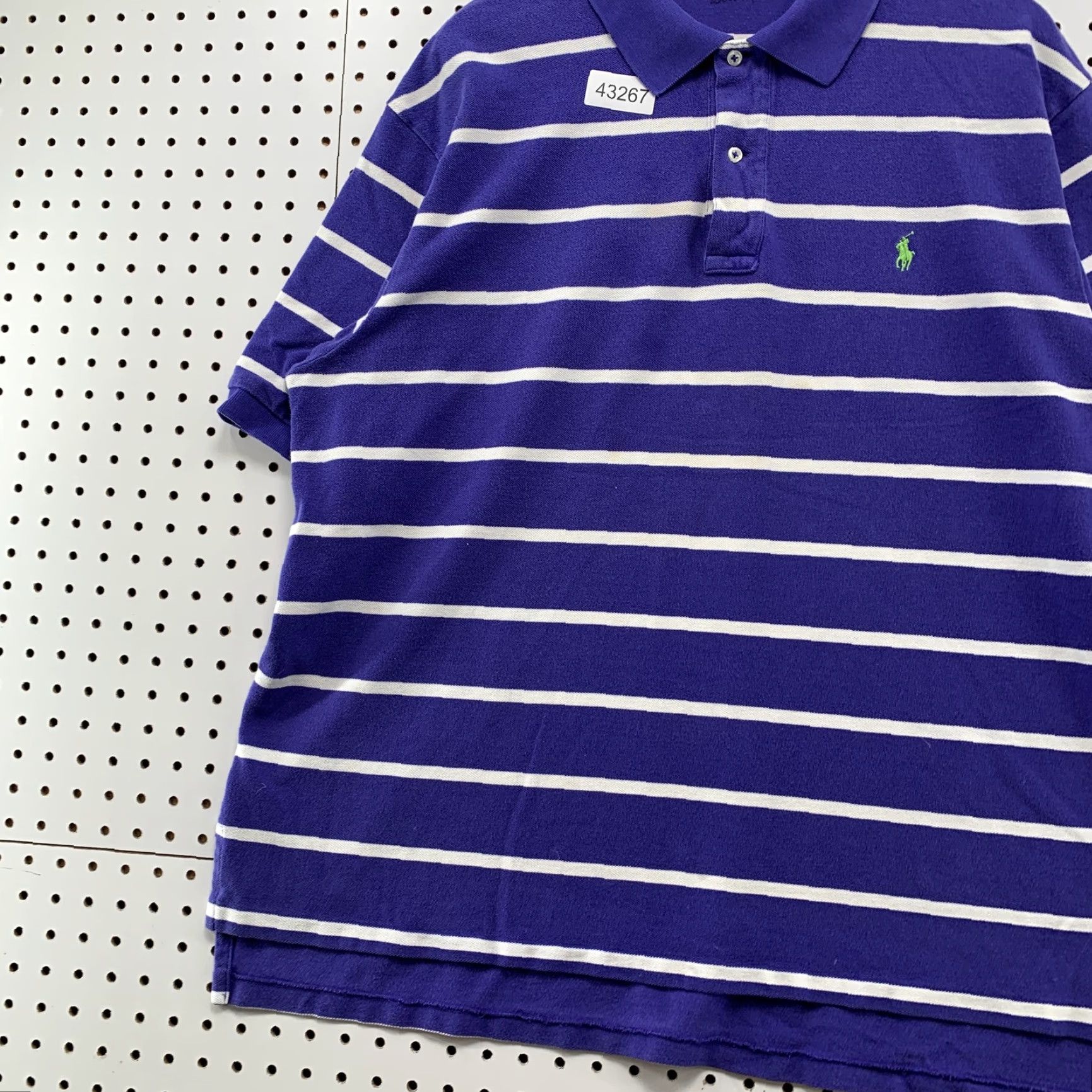 Polo Ralph Lauren Polo Ralph Lauren Striped Shirt Mens BIG 2XB Blue White Preppy Shirt Size US XXL / EU 58 / 5 - 3 Thumbnail