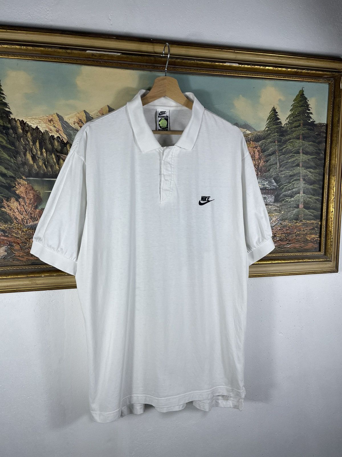 Nike Vintage Retro 90s Nike Challenge court Tennis polo t shirt Size US L / EU 52-54 / 3 - 6 Thumbnail