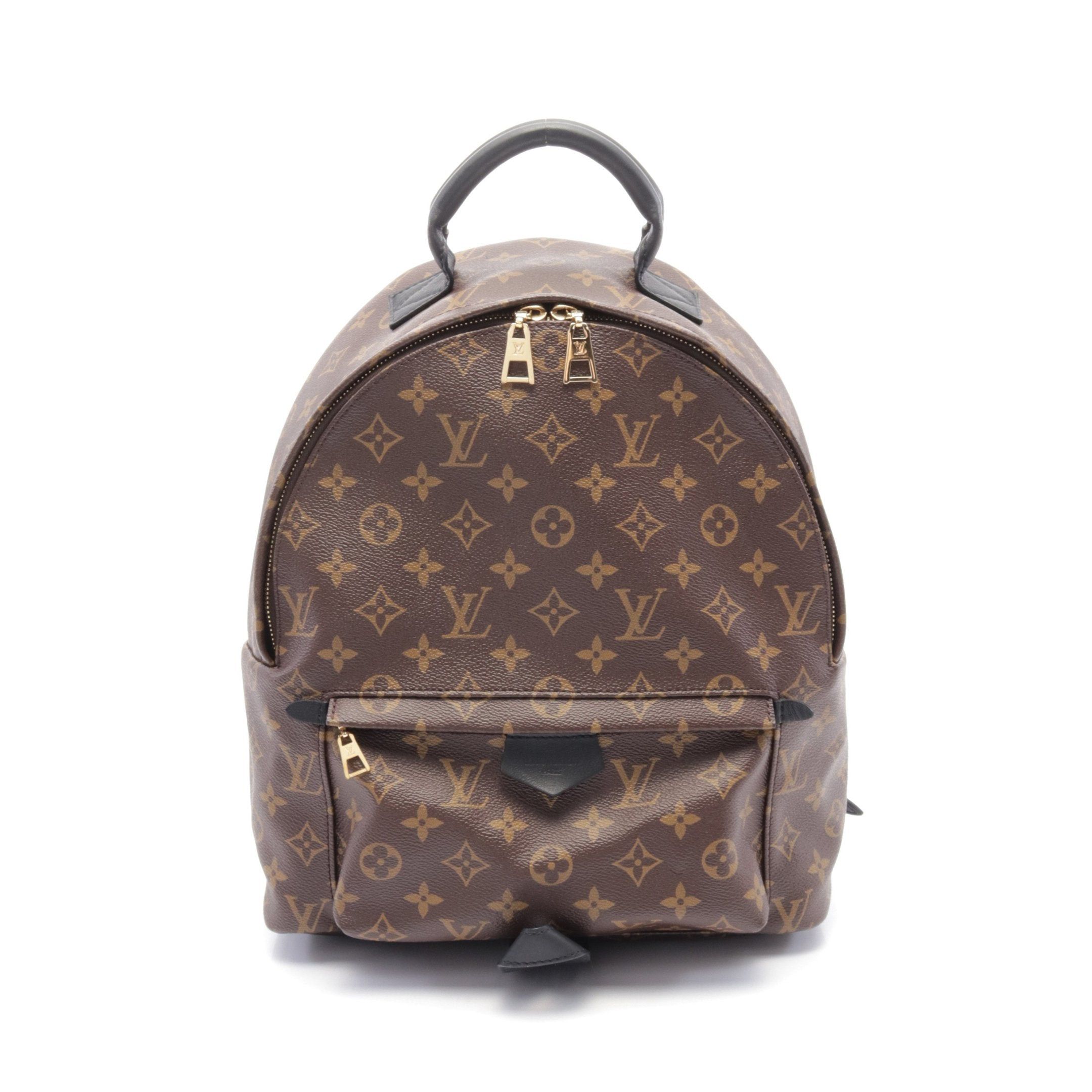 Louis Vuitton Louis Vuitton Palm Springs Backpack Mm Monogram Rucksack Leather Brown Size ONE SIZE - 1 Thumbnail