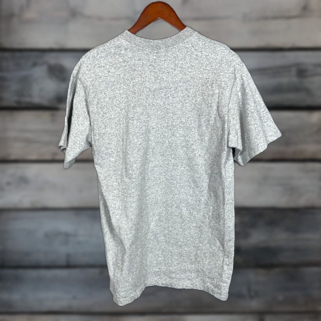 Vintage VINTAGE The Cotton Exchange Michigan Tech T-Shirt Shirt Men Medium Gray 90s College University Arch Print Single Stitch Cotton Blend Size US M / EU 48-50 / 2 - 1 Thumbnail