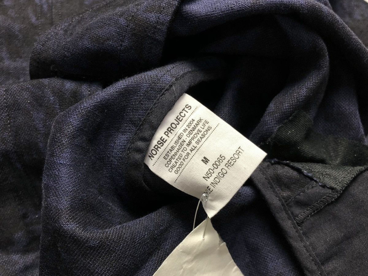 Norse Projects Norse Project Kyle Indigo Resort Overshirt Size US M / EU 48-50 / 2 - 6 Thumbnail