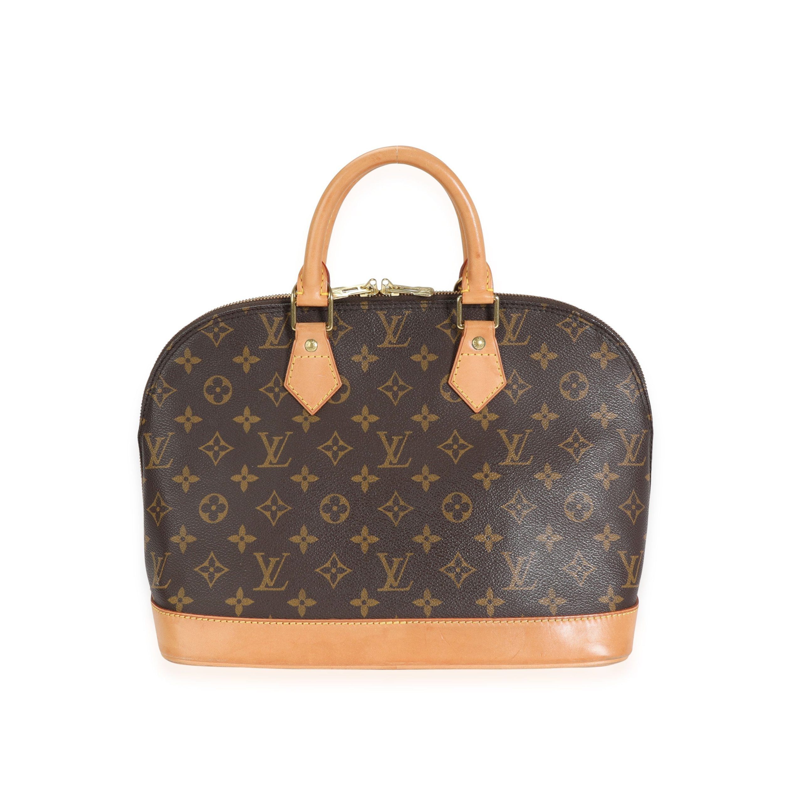 image of Louis Vuitton Brown Monogram Canvas Alma Pm, Women's