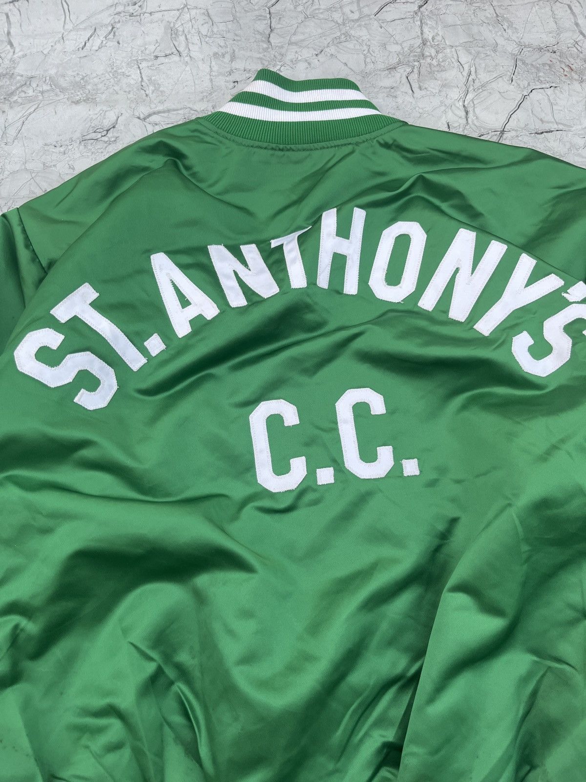 Vintage Vintage Green Gorga Athletic Coaches Jacket Size US XL / EU 56 / 4 - 5 Thumbnail