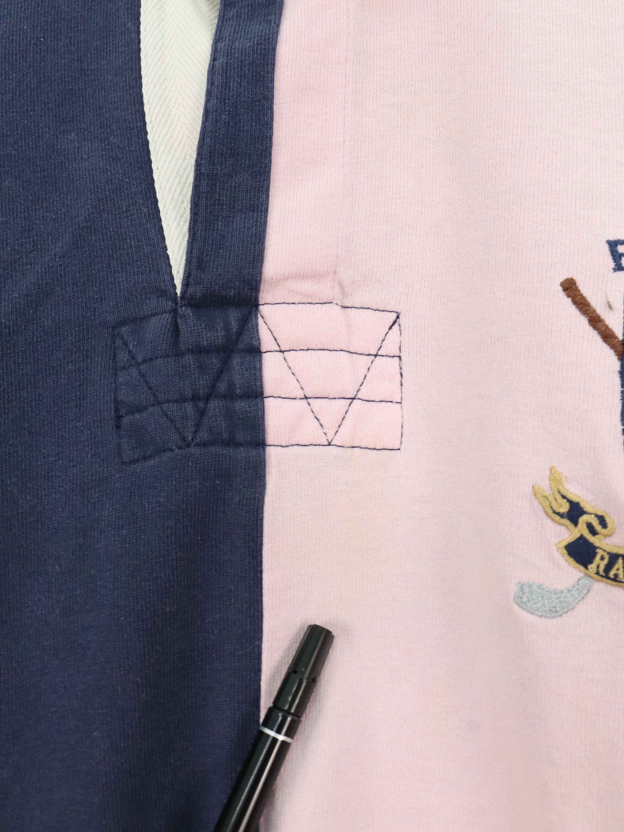 Polo Ralph Lauren Polo Ralph Lauren Color Block Patch #2 L/S Polo Rugby Shirt Size US L / EU 52-54 / 3 - 12 Thumbnail