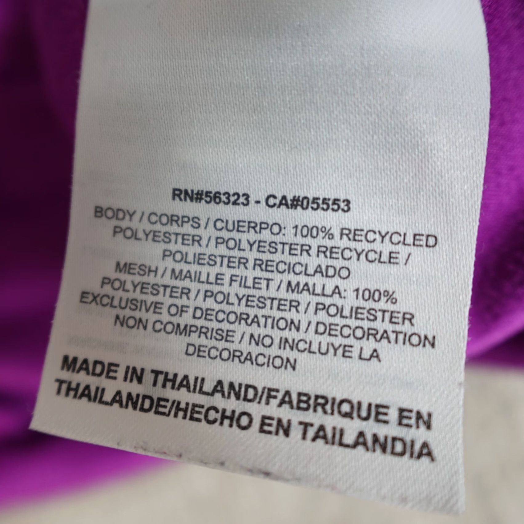 Nike Nike Dri-Fit Shirt Womens Medium Pink Purple Miler 405255-551 Regular Size T-Shirt Nike Elasto... Size M / US 6-8 / IT 42-44 - 4 Thumbnail
