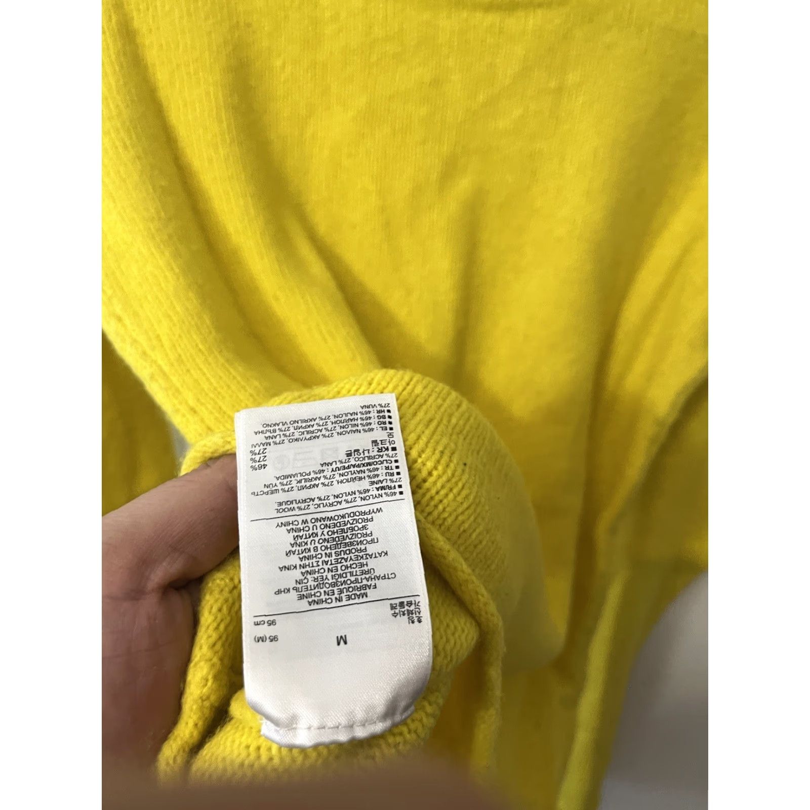 Gap Gap Sweater Women M Yellow Crew Neck Pullover Knit Casual Womens Size M / US 6-8 / IT 42-44 - 3 Thumbnail